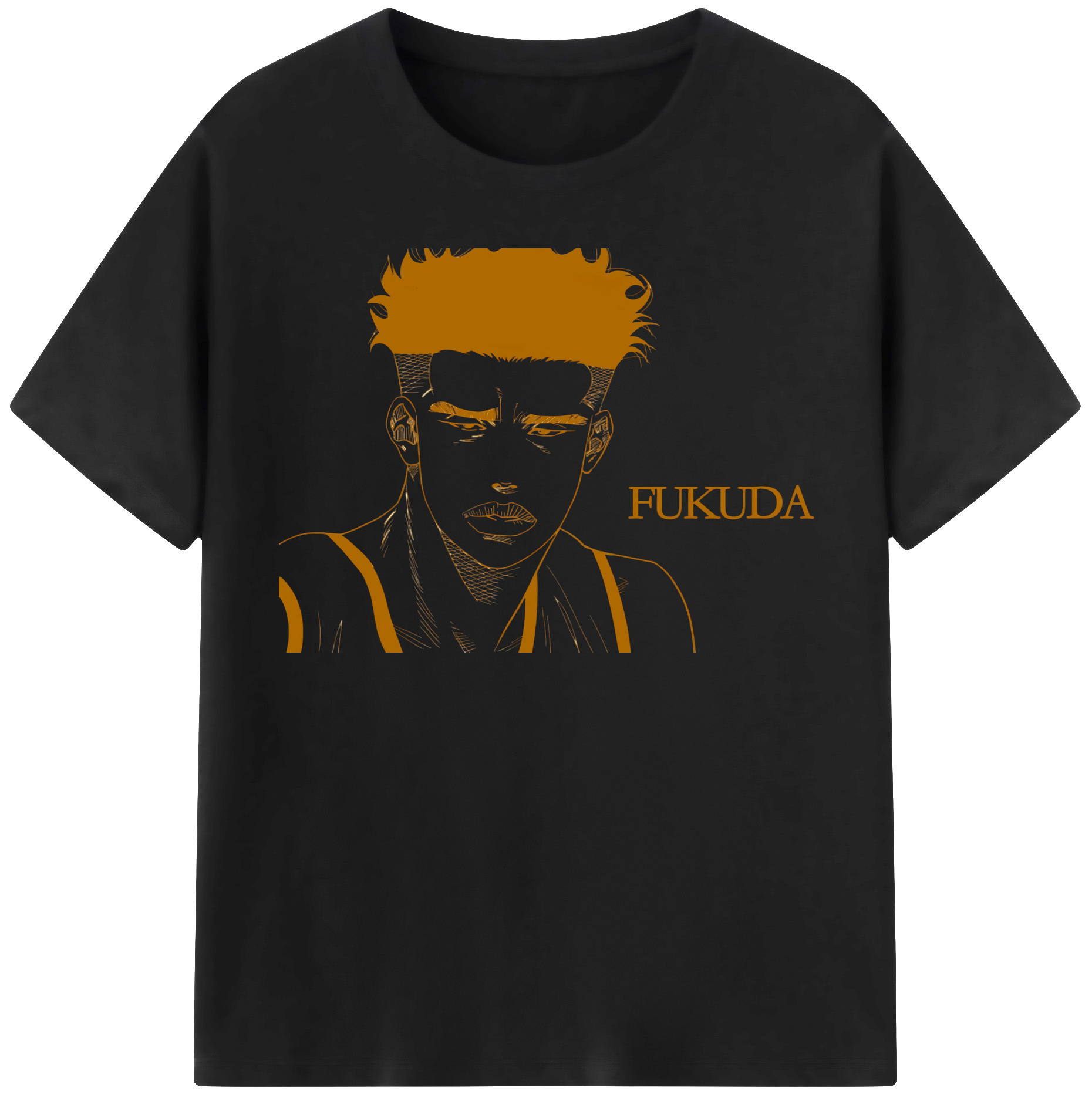 SLAM DUNK／スラムダンク 綿100％半袖Tシャツ（フロントプリント）