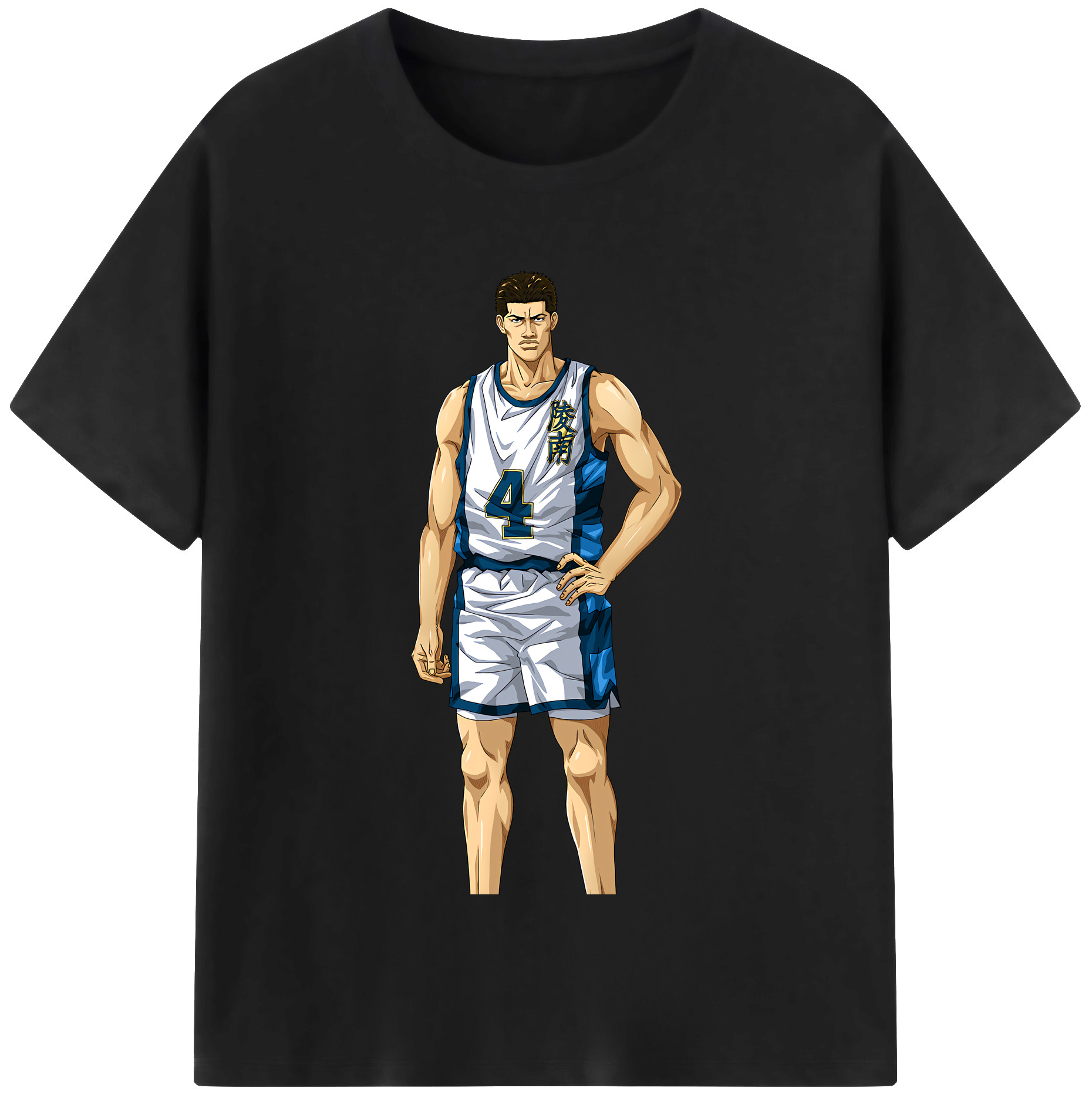SLAM DUNK／スラムダンク 綿100％半袖Tシャツ（フロントプリント）