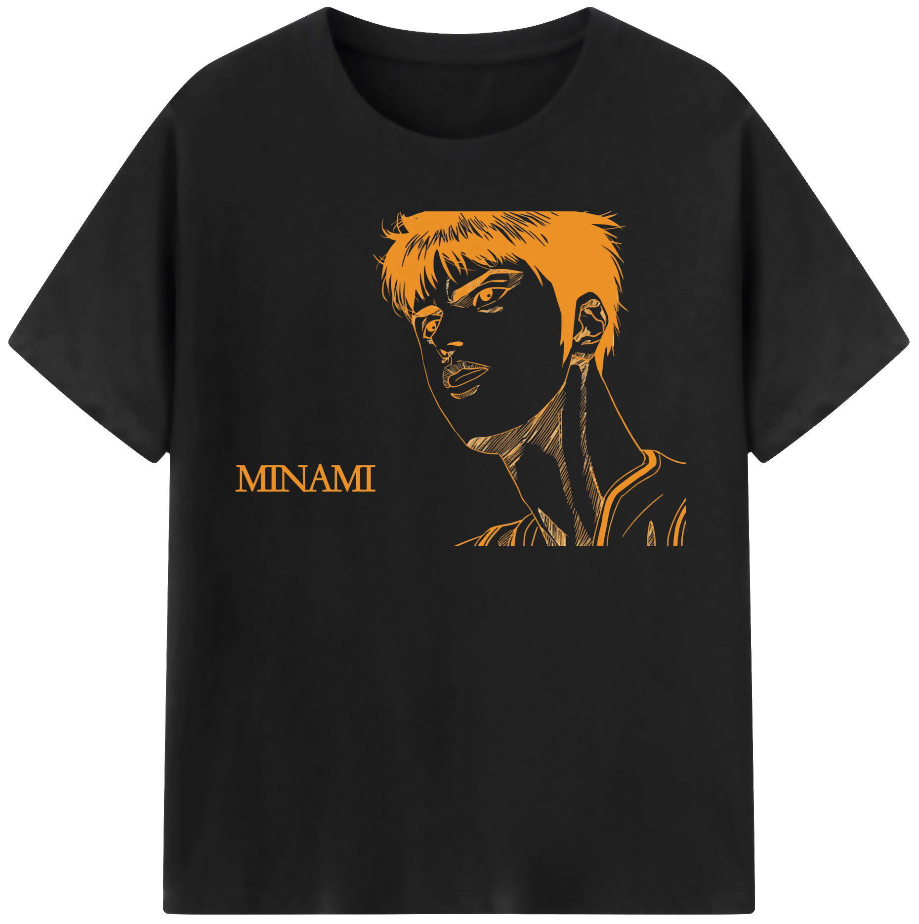 SLAM DUNK／スラムダンク 綿100％半袖Tシャツ（フロントプリント）