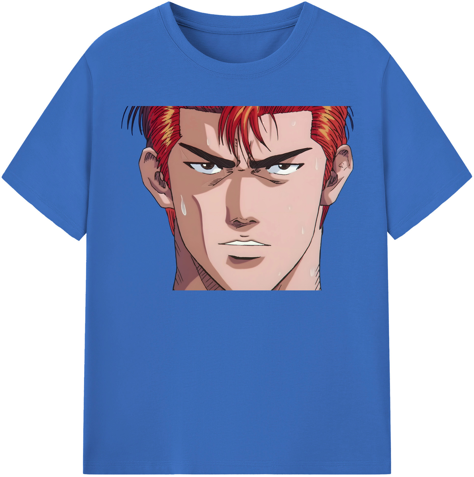 SLAM DUNK／スラムダンク 綿100％半袖Tシャツ（フロントプリント）