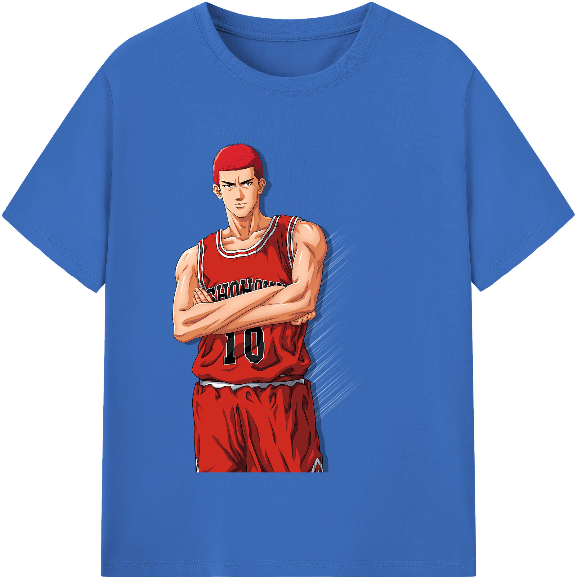 SLAM DUNK／スラムダンク 綿100％半袖Tシャツ（フロントプリント）