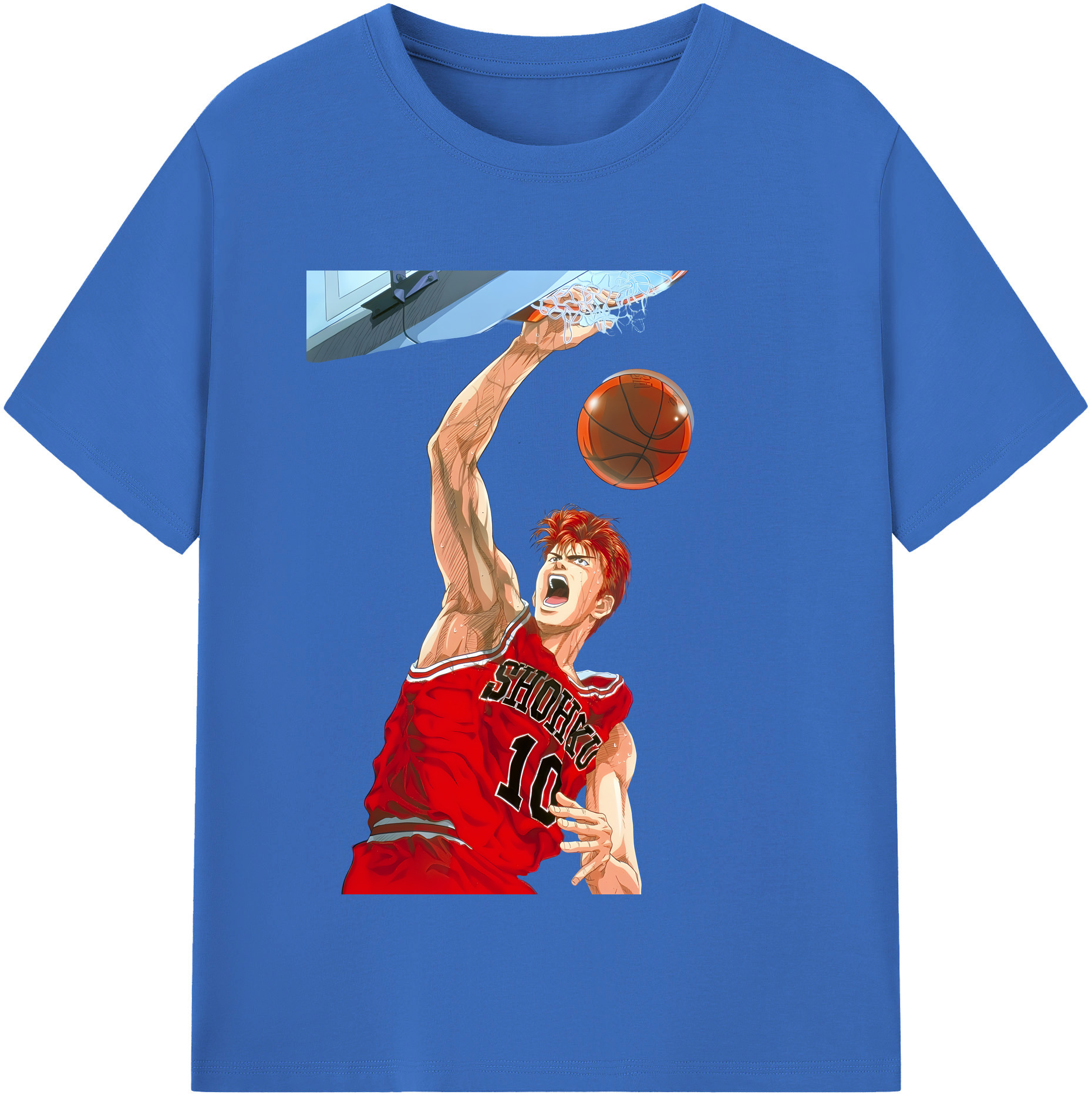 （画像用） SLAM DUNK／スラムダンク 綿100％半袖Tシャツ（フロントプリント）