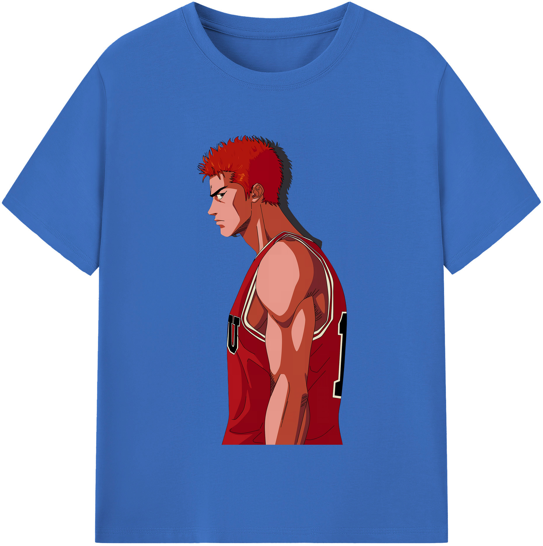 SLAM DUNK／スラムダンク 綿100％半袖Tシャツ（フロントプリント）