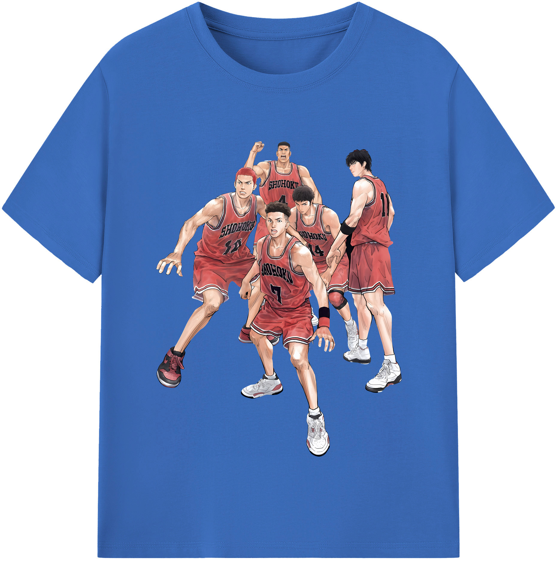 （画像用） SLAM DUNK／スラムダンク 綿100％半袖Tシャツ（フロントプリント）