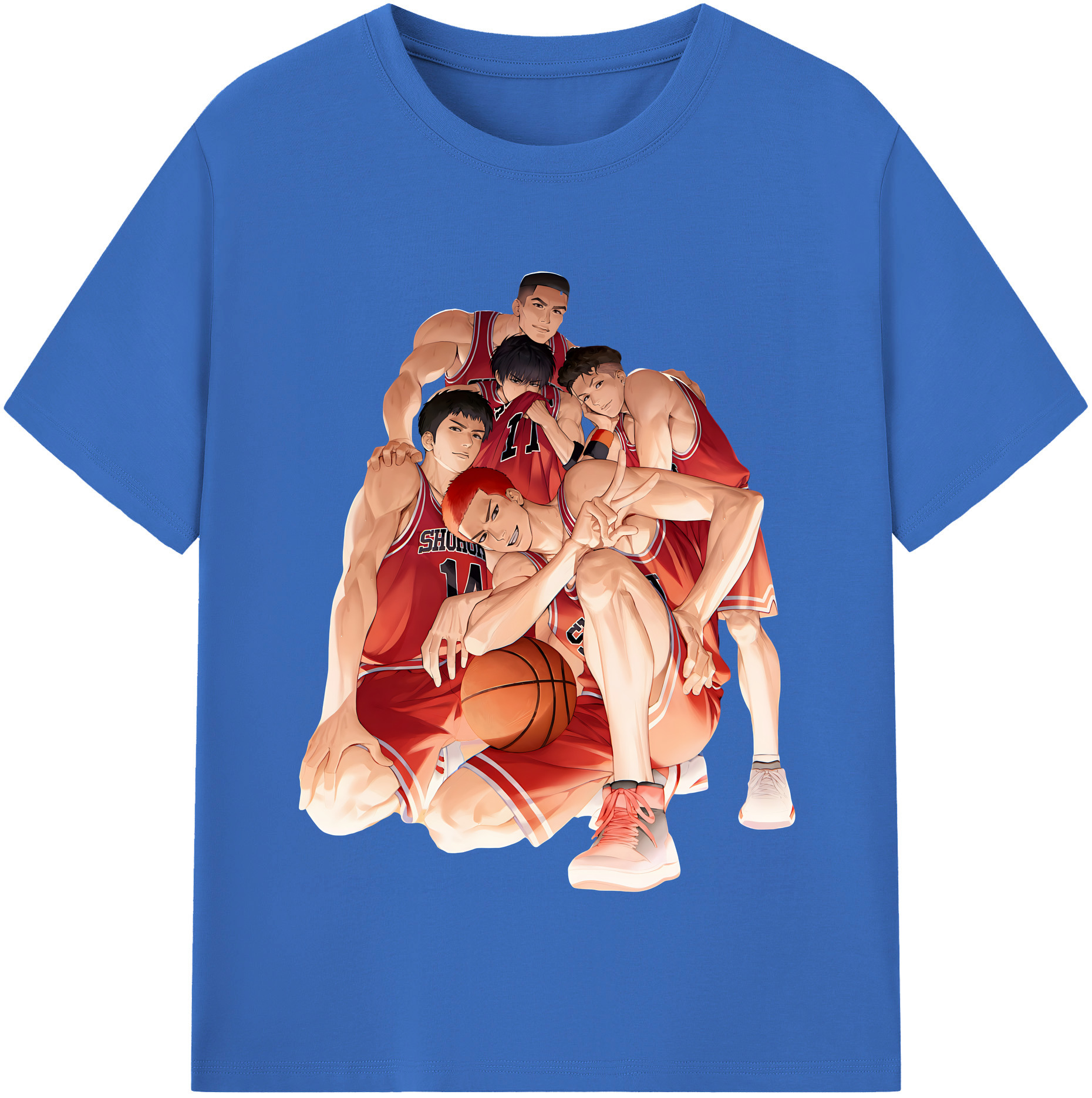 （画像用） SLAM DUNK／スラムダンク 綿100％半袖Tシャツ（フロントプリント）