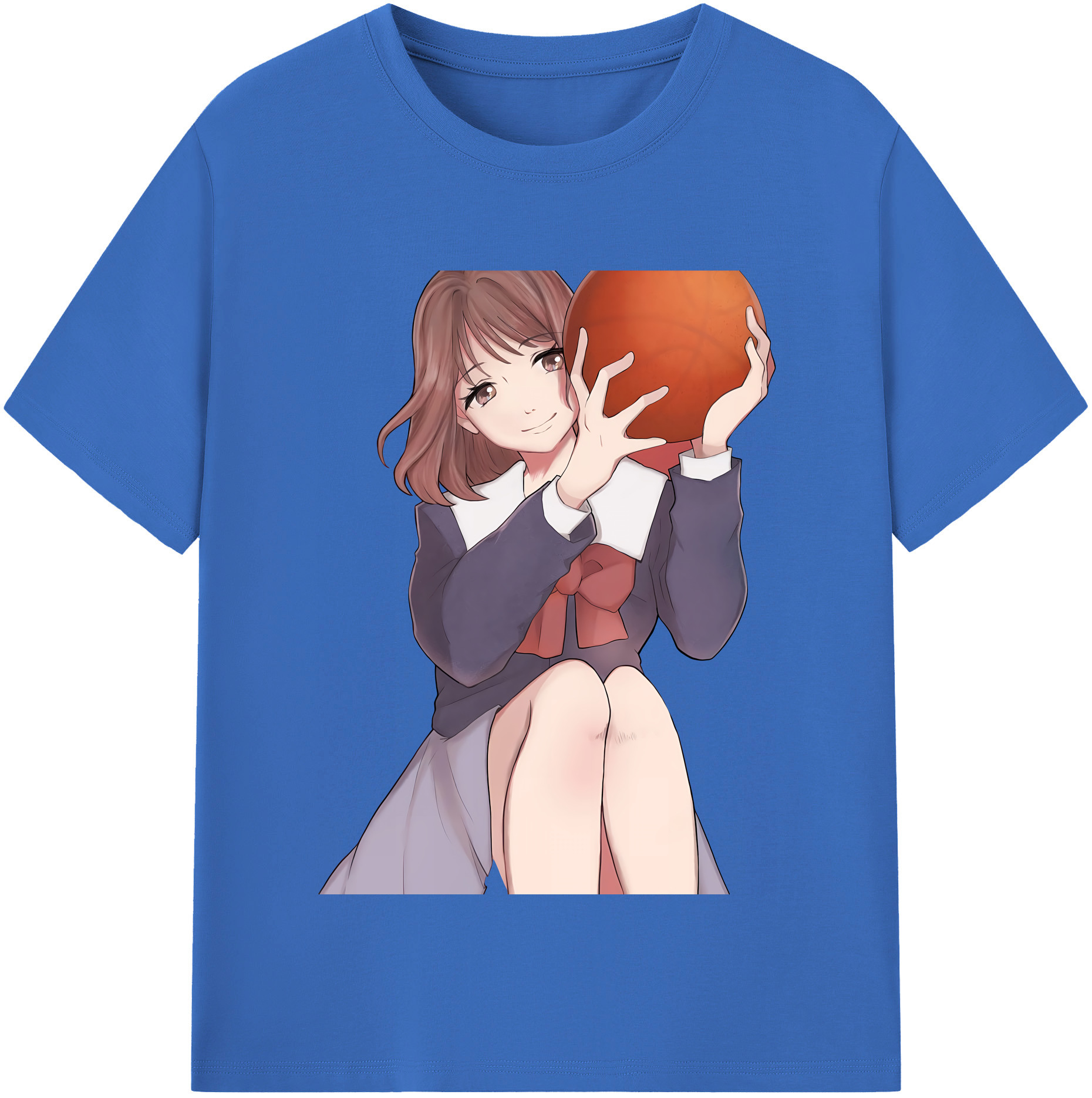 SLAM DUNK／スラムダンク 綿100％半袖Tシャツ（フロントプリント）