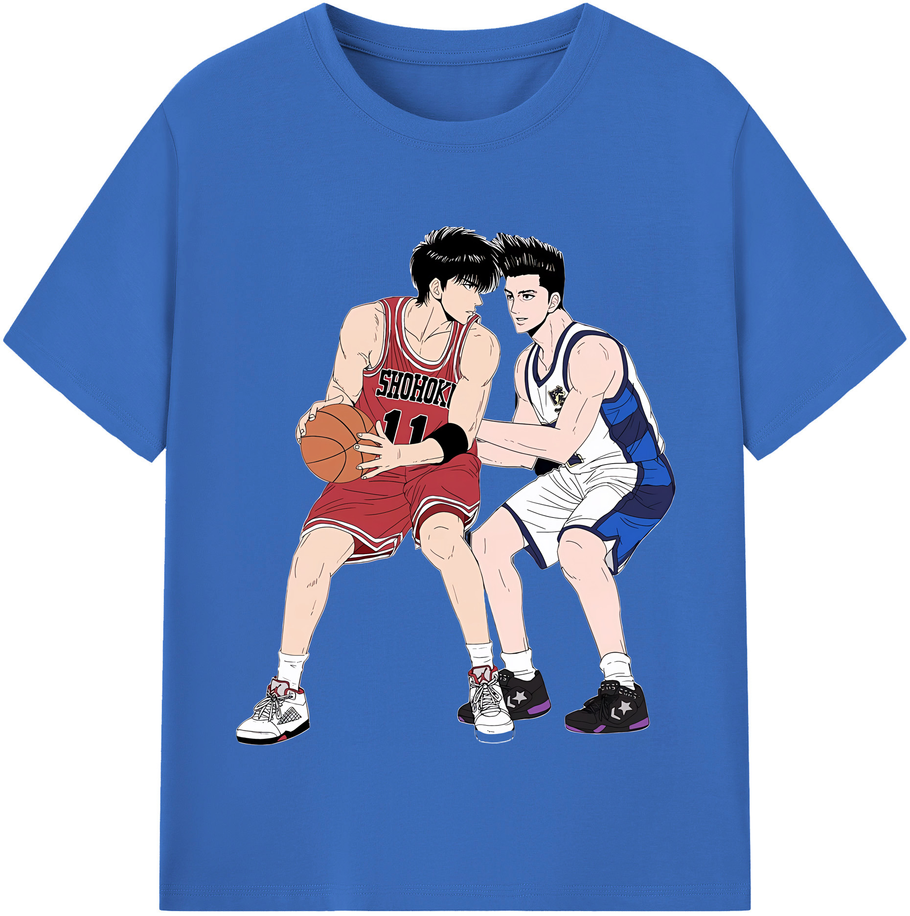 （画像用） SLAM DUNK／スラムダンク 綿100％半袖Tシャツ（フロントプリント）
