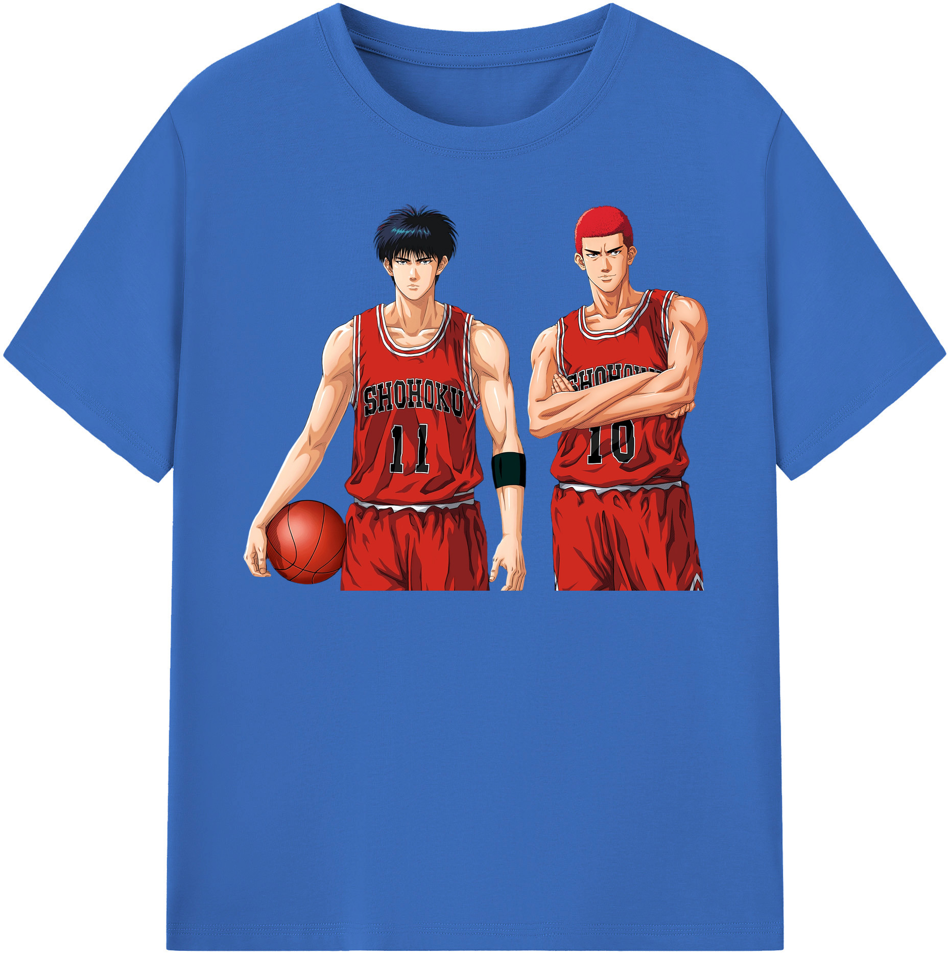 （画像用） SLAM DUNK／スラムダンク 綿100％半袖Tシャツ（フロントプリント）