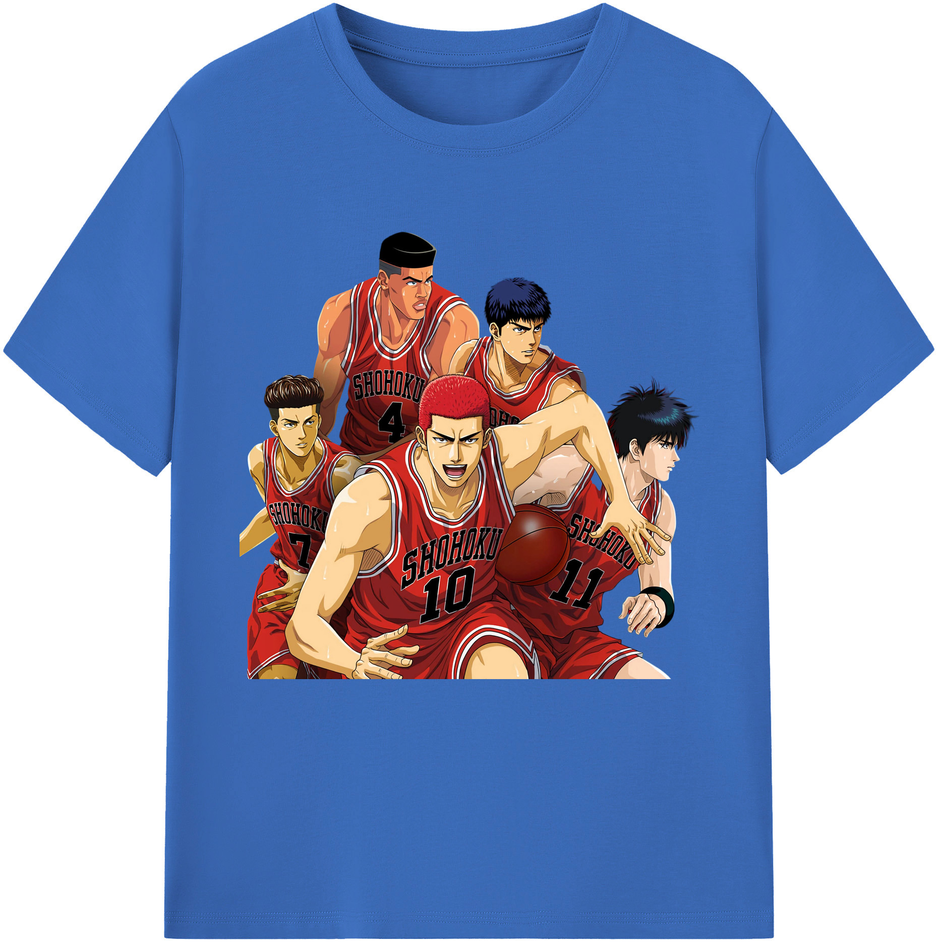 （画像用） SLAM DUNK／スラムダンク 綿100％半袖Tシャツ（フロントプリント）