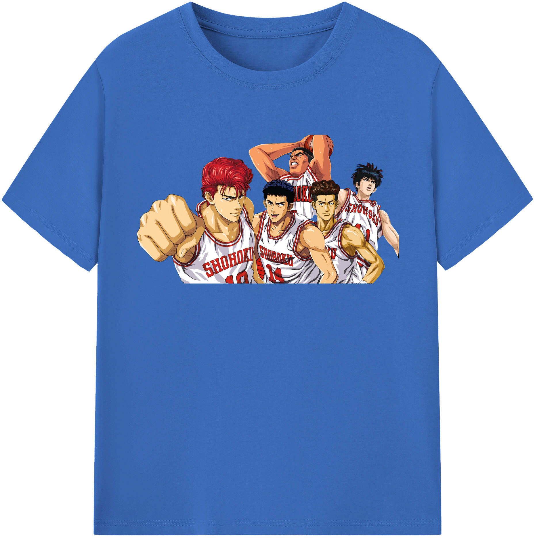 （画像用） SLAM DUNK／スラムダンク 綿100％半袖Tシャツ（フロントプリント）