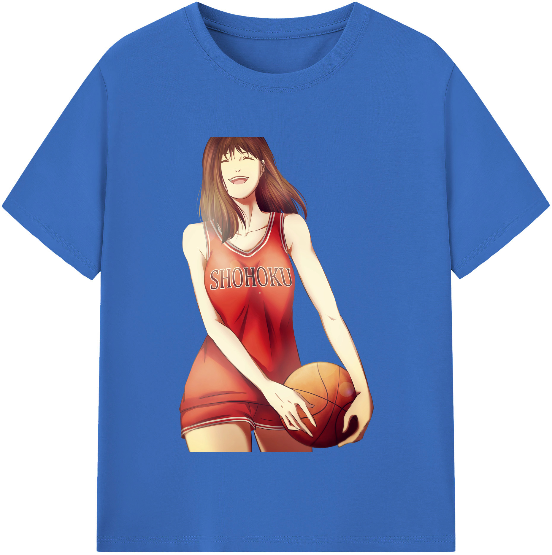 SLAM DUNK／スラムダンク 綿100％半袖Tシャツ（フロントプリント）