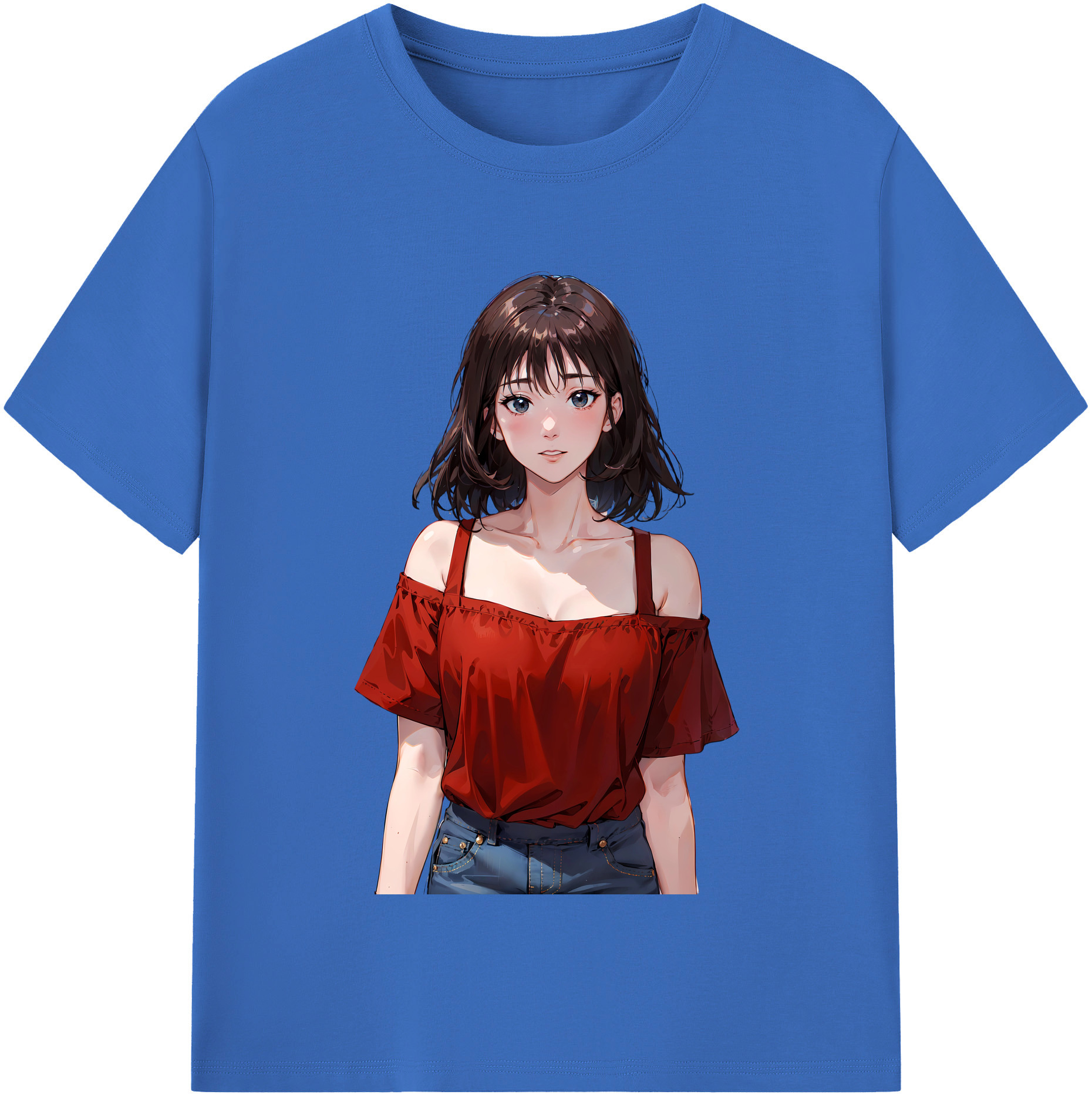 SLAM DUNK／スラムダンク 綿100％半袖Tシャツ（フロントプリント）