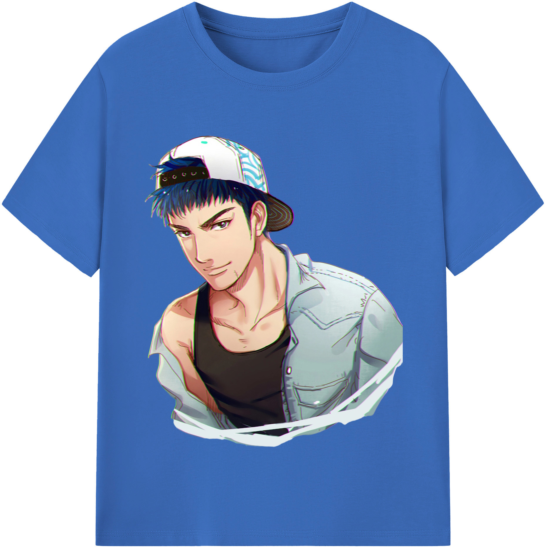 SLAM DUNK／スラムダンク 綿100％半袖Tシャツ（フロントプリント）