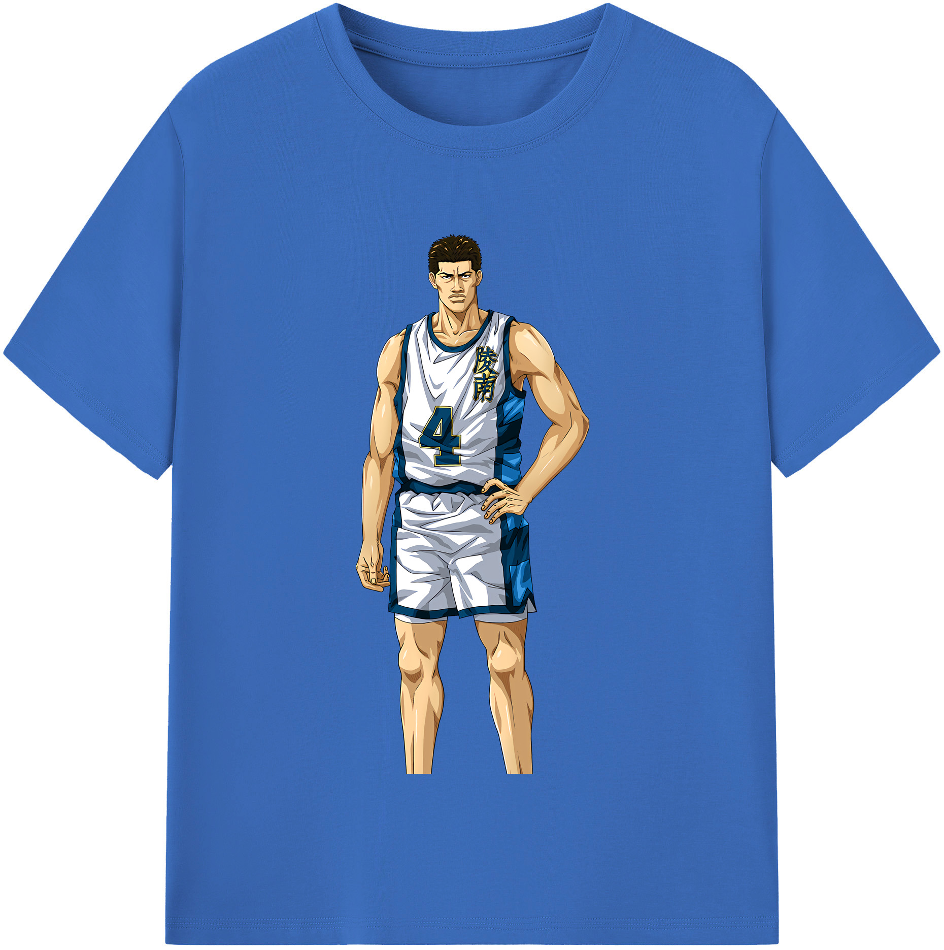 SLAM DUNK／スラムダンク 綿100％半袖Tシャツ（フロントプリント）