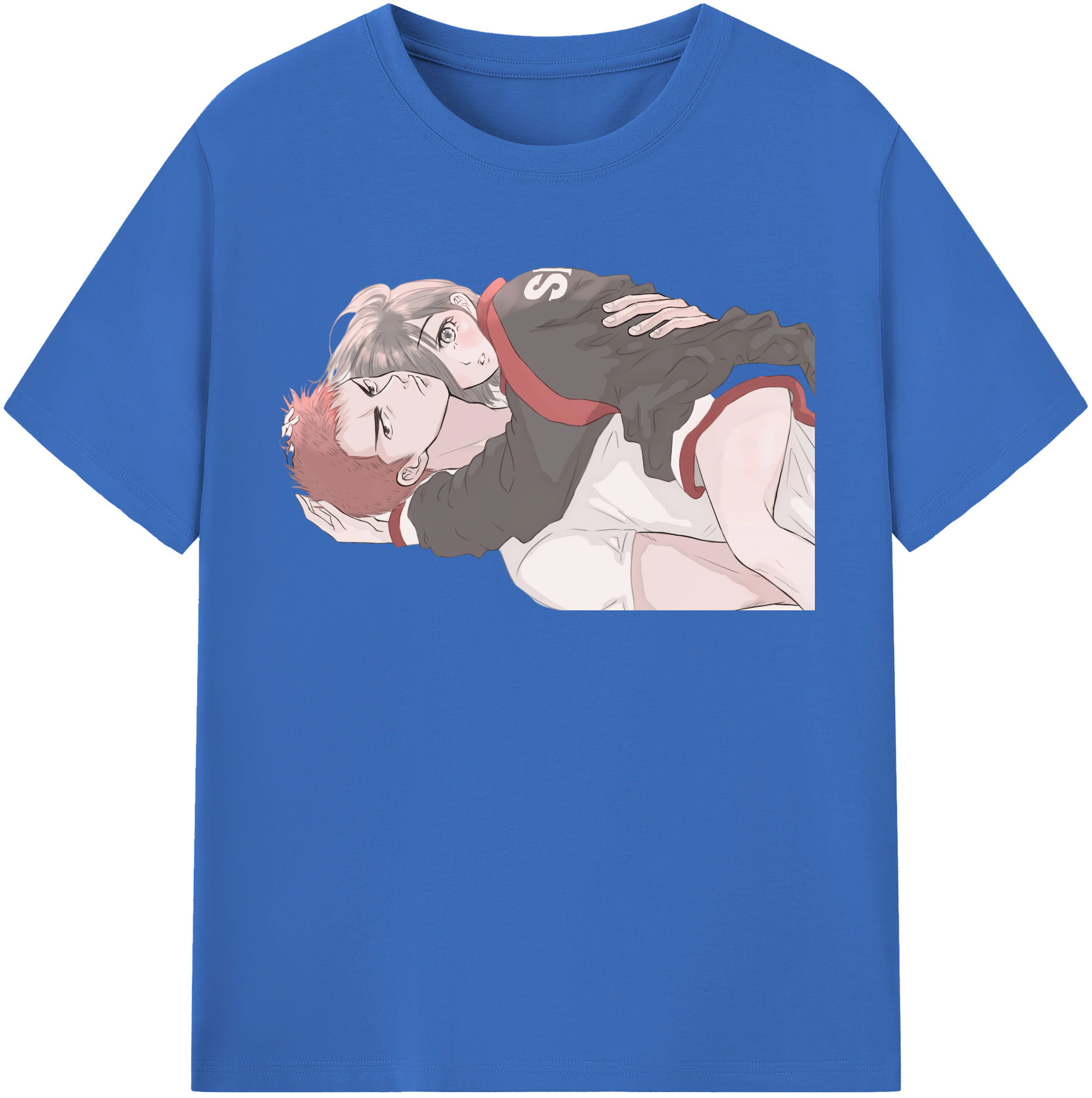 SLAM DUNK／スラムダンク 綿100％半袖Tシャツ（フロントプリント）