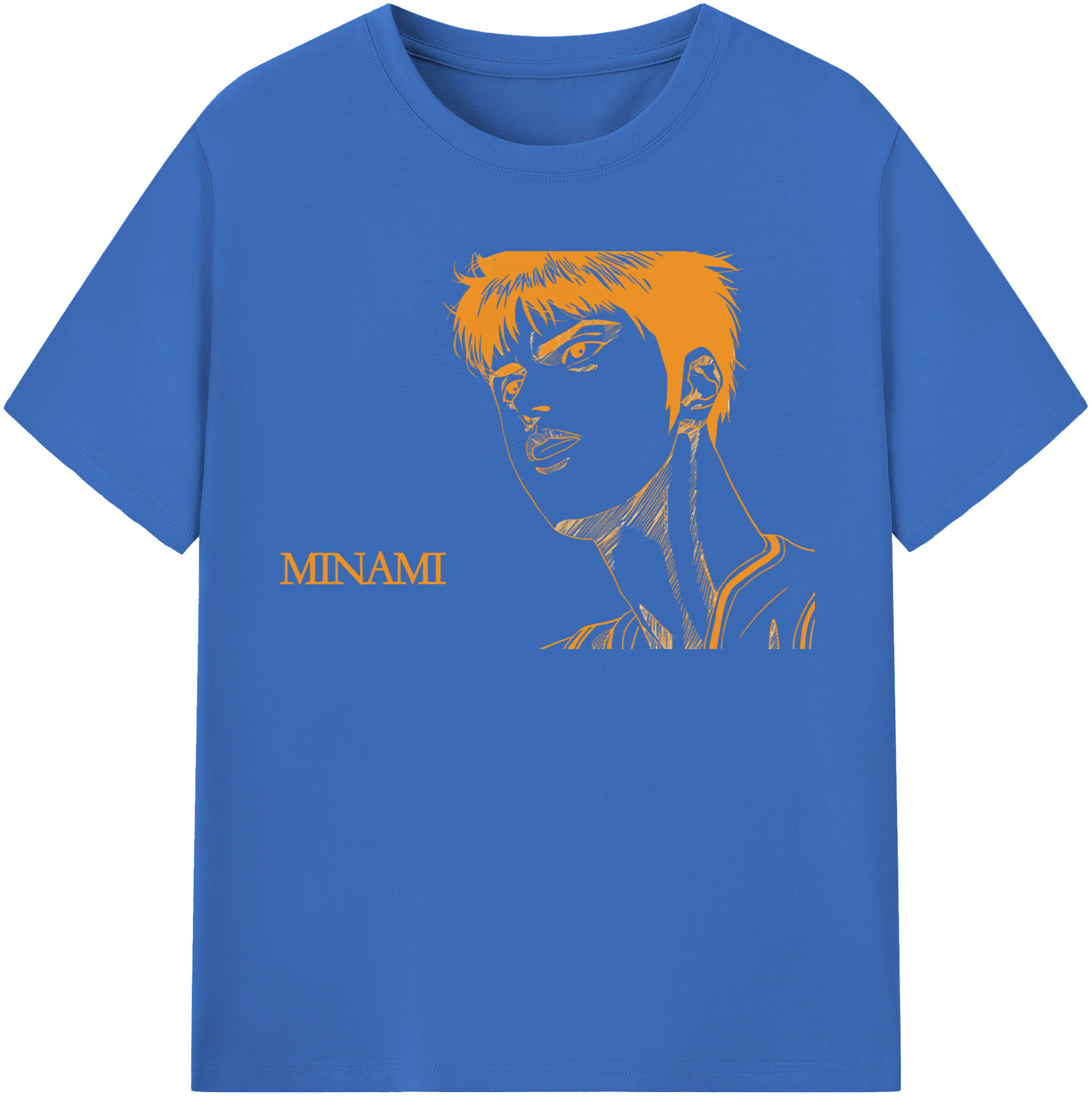 SLAM DUNK／スラムダンク 綿100％半袖Tシャツ（フロントプリント）