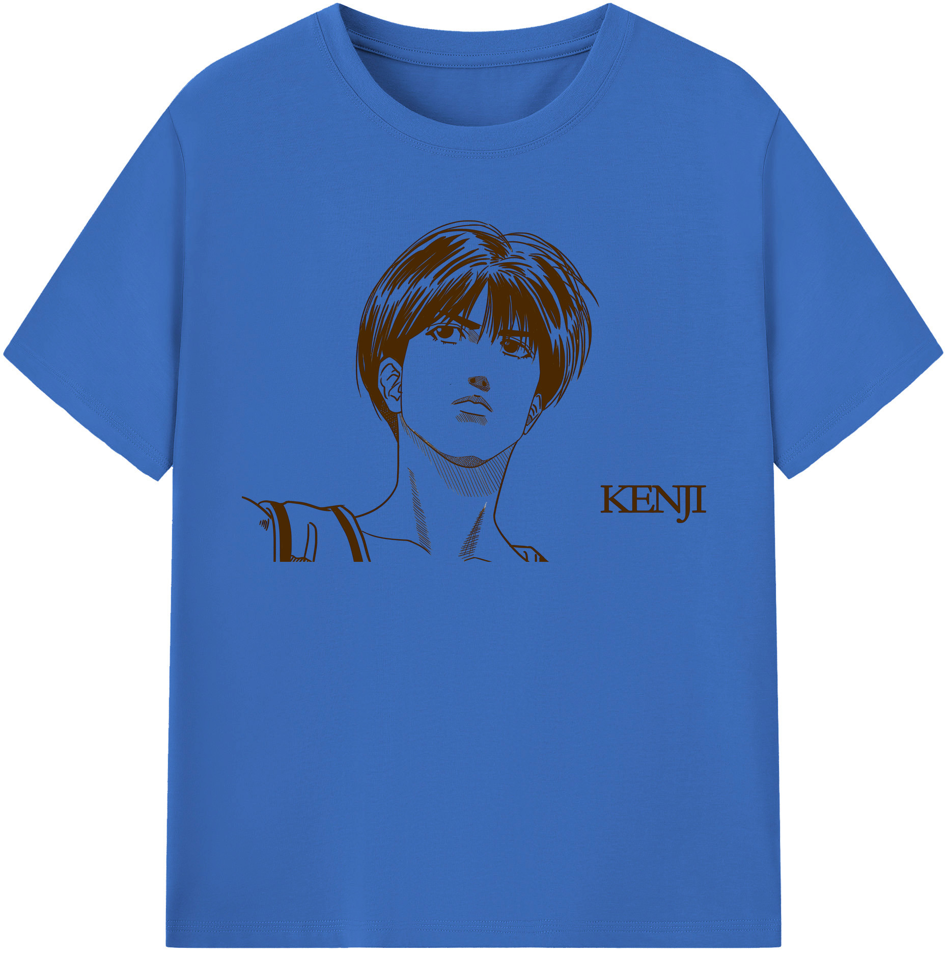 SLAM DUNK／スラムダンク 綿100％半袖Tシャツ（フロントプリント）