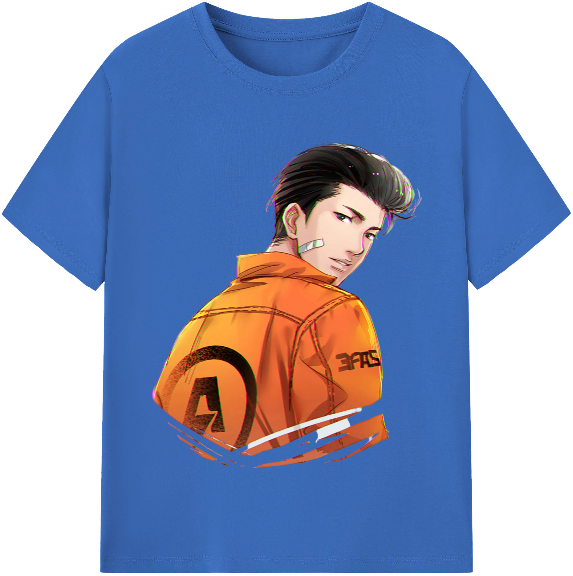 SLAM DUNK／スラムダンク 綿100％半袖Tシャツ（フロントプリント）