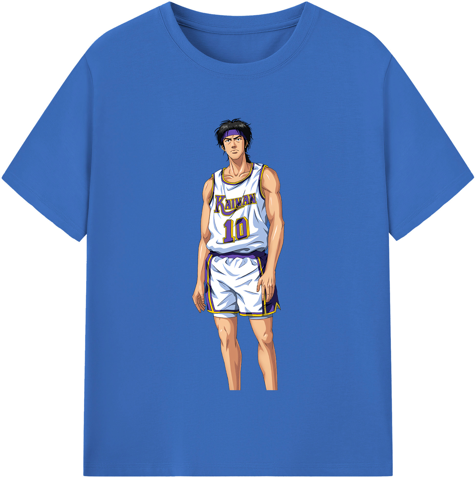 SLAM DUNK／スラムダンク 綿100％半袖Tシャツ（フロントプリント）
