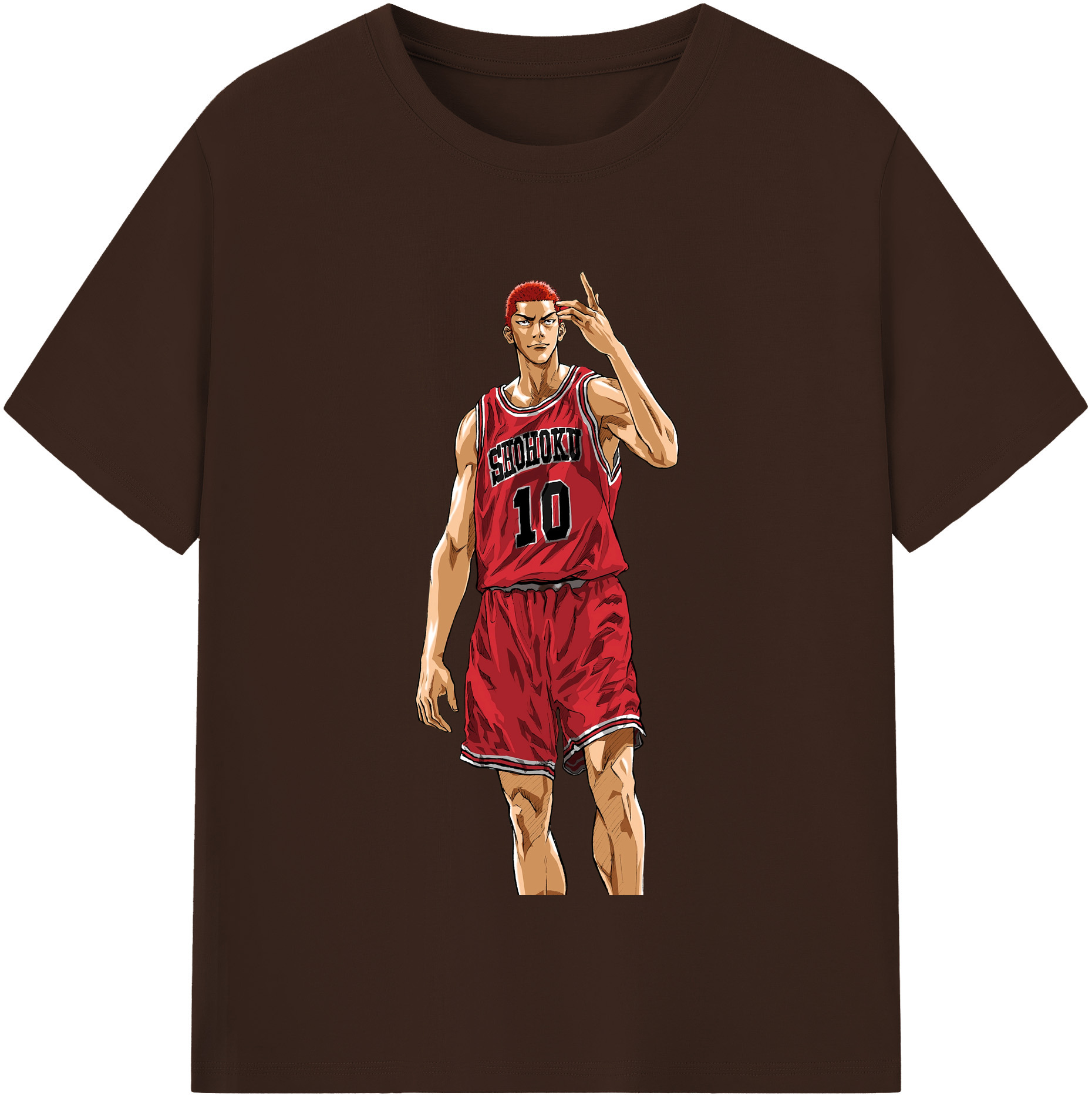 SLAM DUNK／スラムダンク 綿100％半袖Tシャツ（フロントプリント）