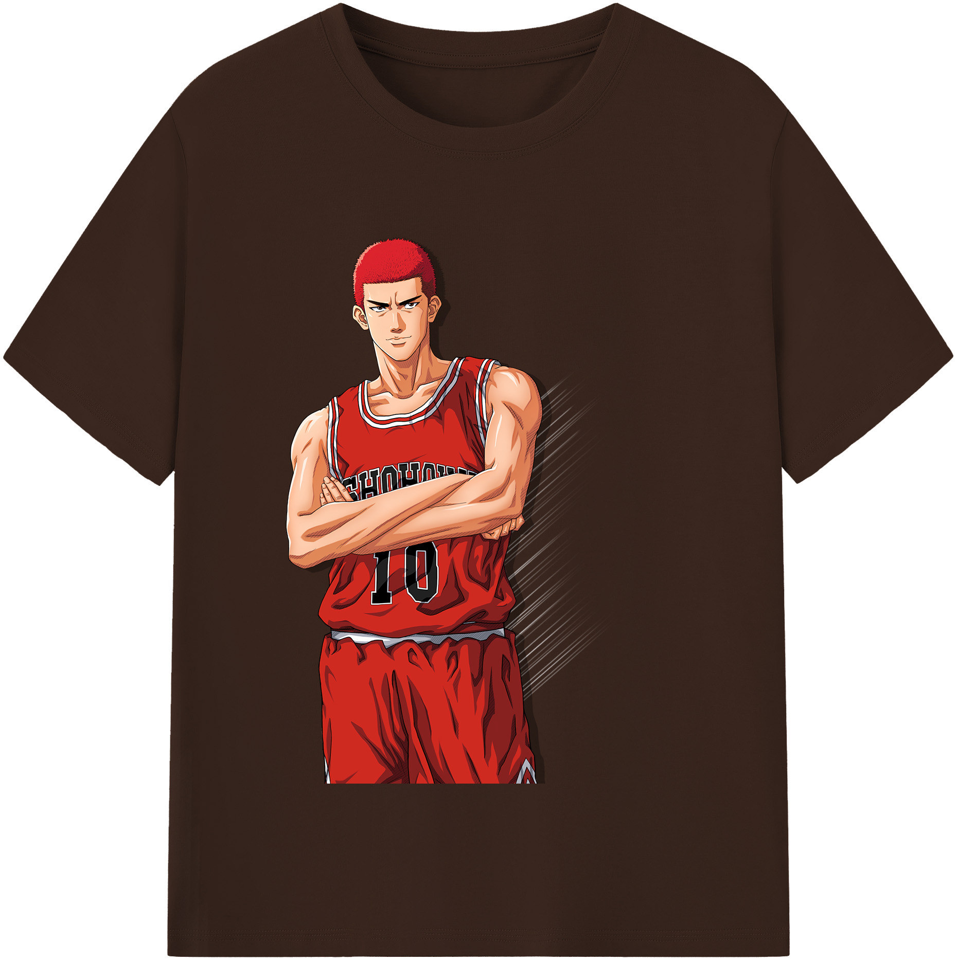 SLAM DUNK／スラムダンク 綿100％半袖Tシャツ（フロントプリント）