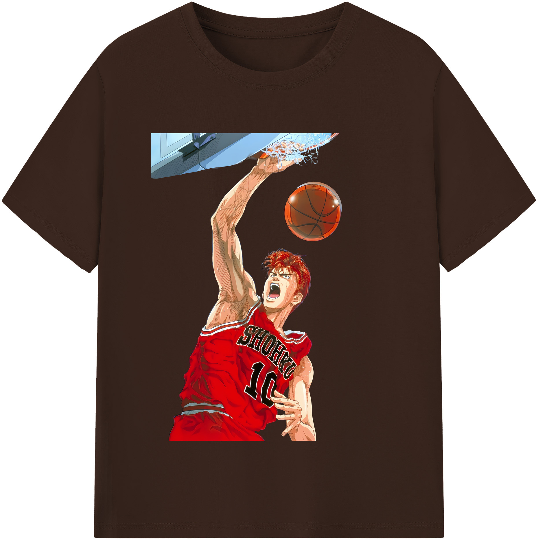 （画像用） SLAM DUNK／スラムダンク 綿100％半袖Tシャツ（フロントプリント）