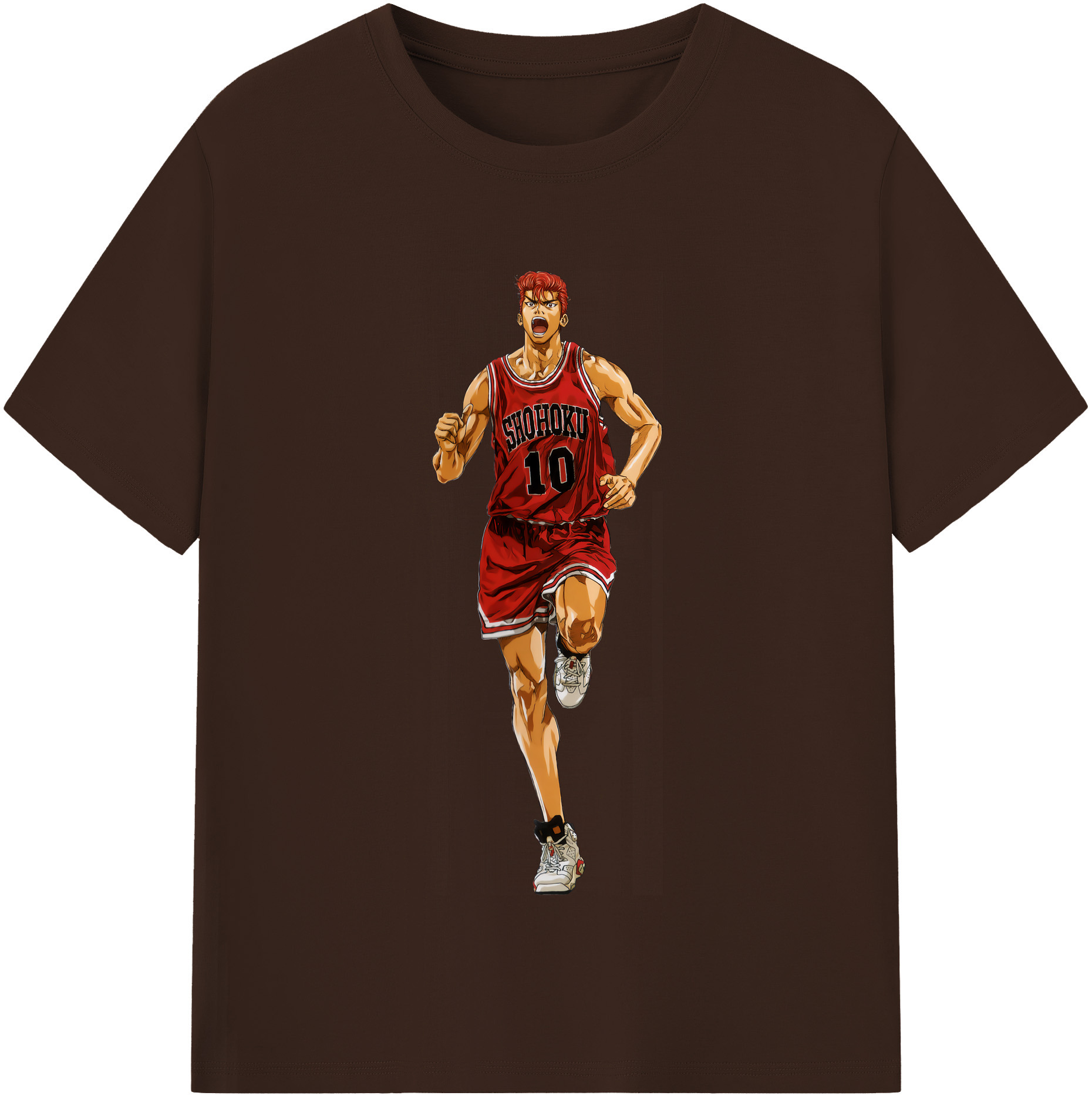 SLAM DUNK／スラムダンク 綿100％半袖Tシャツ（フロントプリント）