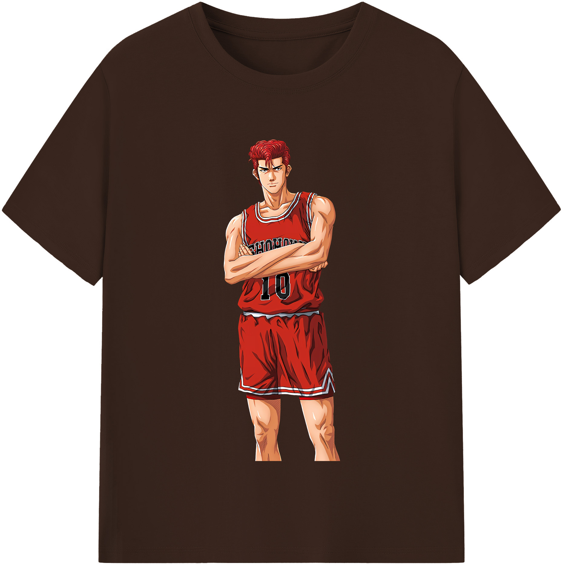 SLAM DUNK／スラムダンク 綿100％半袖Tシャツ（フロントプリント）