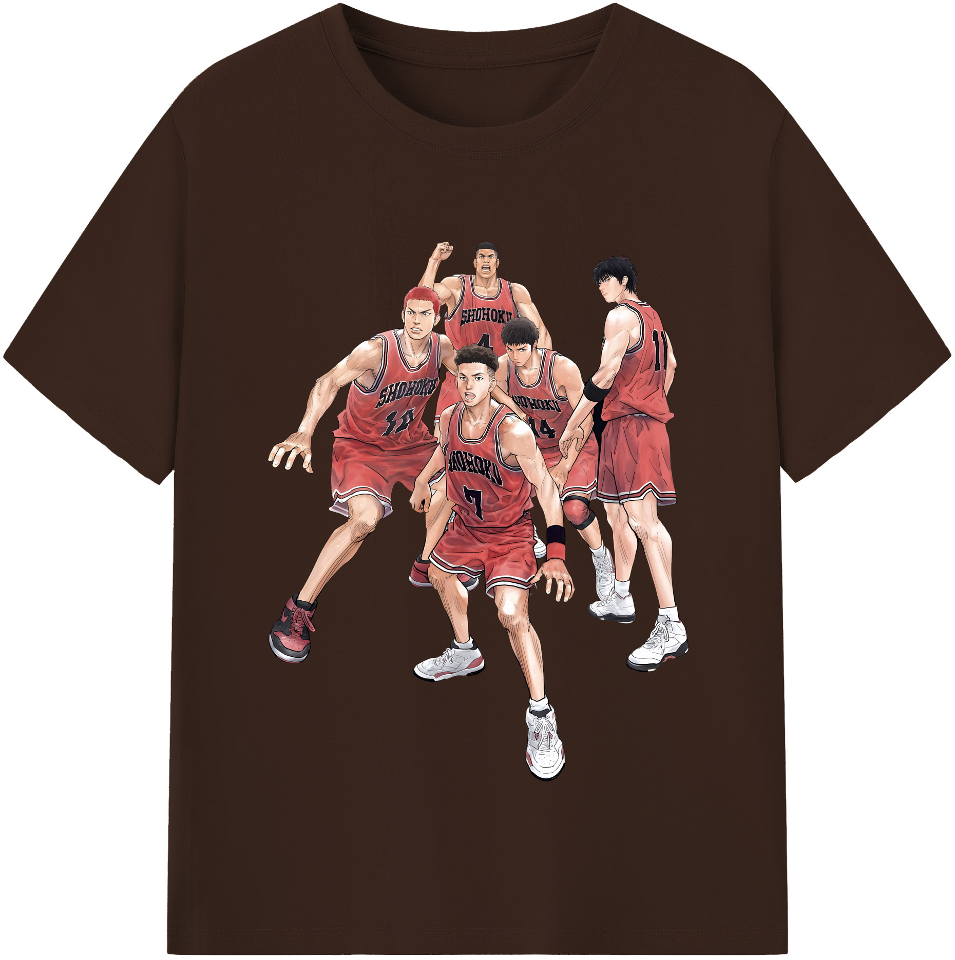 （画像用） SLAM DUNK／スラムダンク 綿100％半袖Tシャツ（フロントプリント）