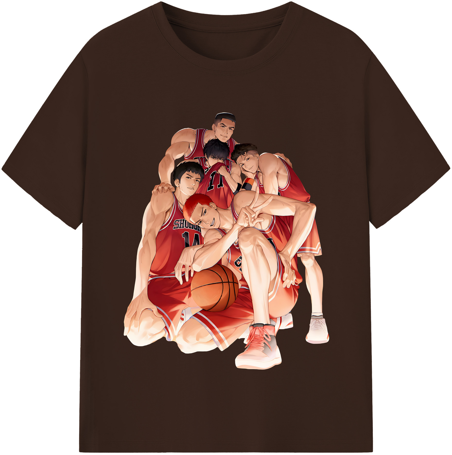 （画像用） SLAM DUNK／スラムダンク 綿100％半袖Tシャツ（フロントプリント）
