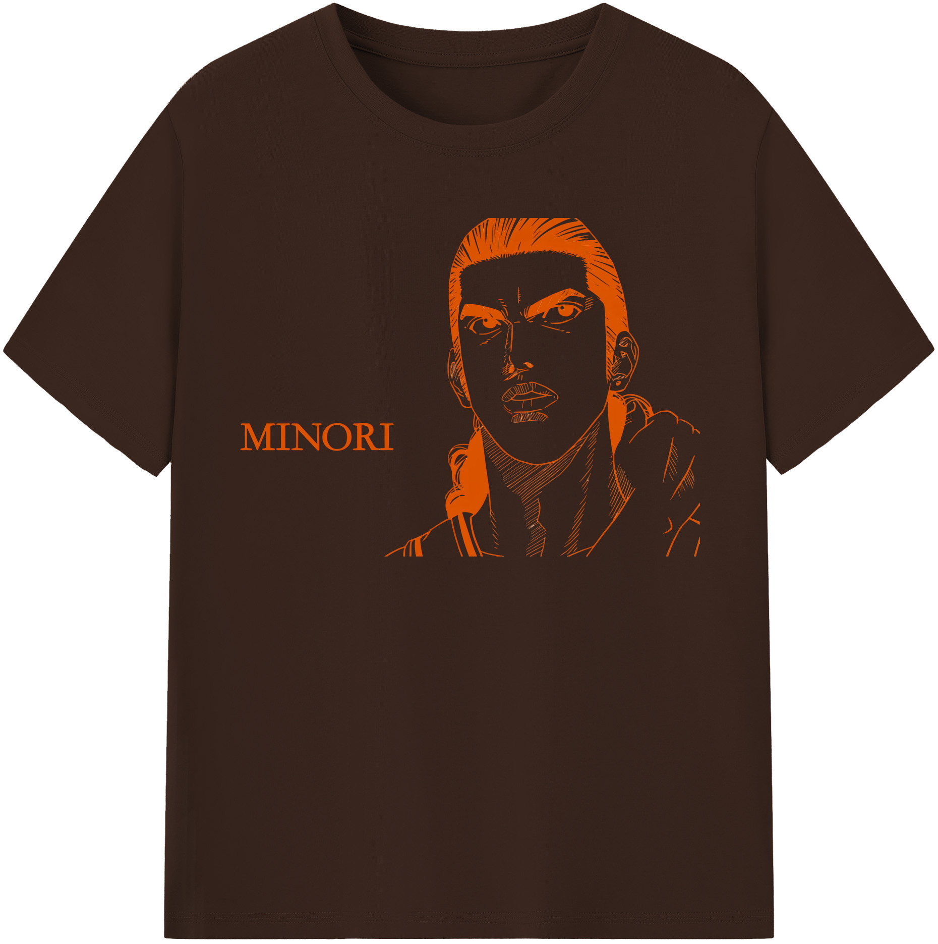 SLAM DUNK／スラムダンク 綿100％半袖Tシャツ（フロントプリント）