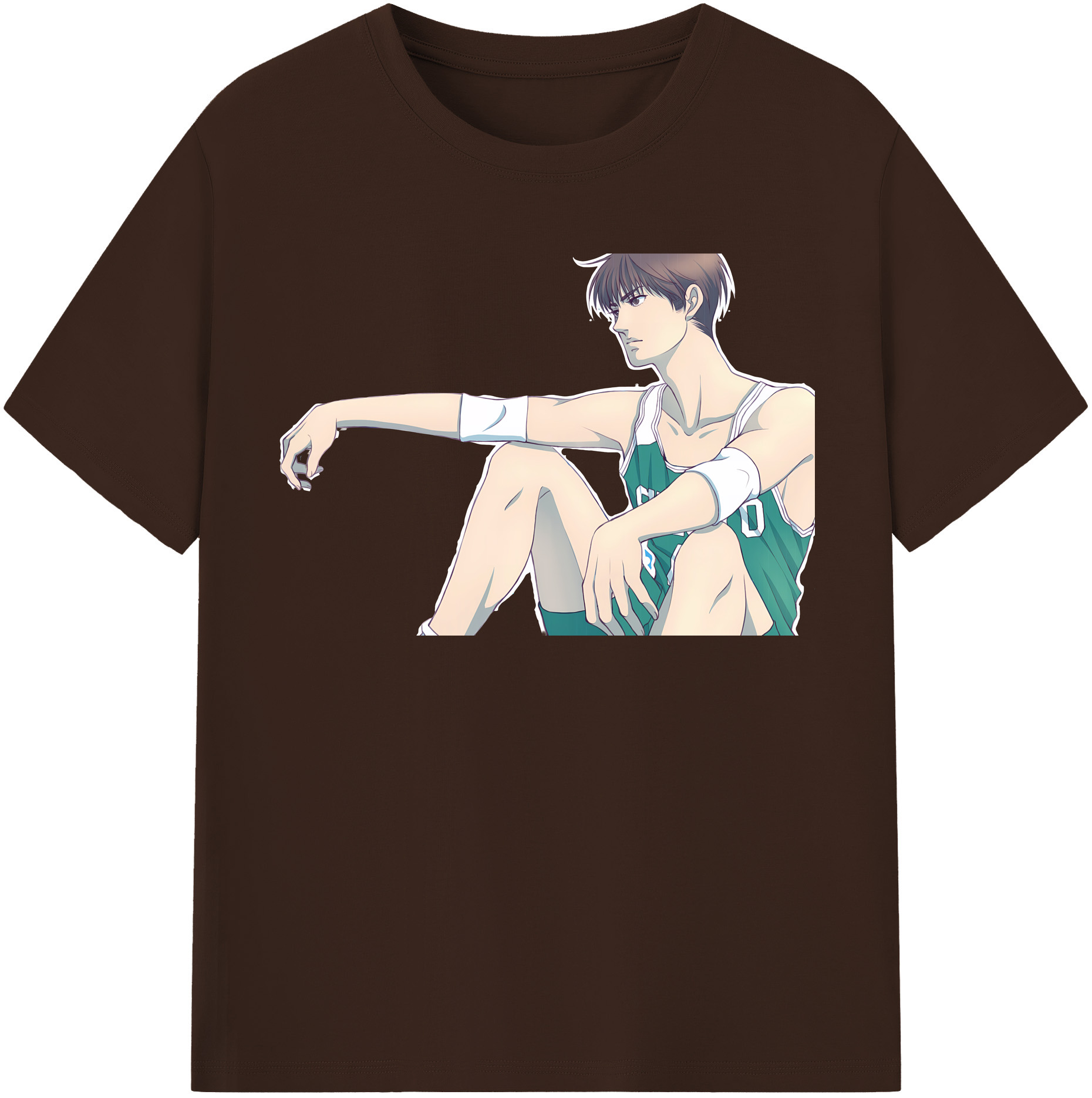 SLAM DUNK／スラムダンク 綿100％半袖Tシャツ（フロントプリント）