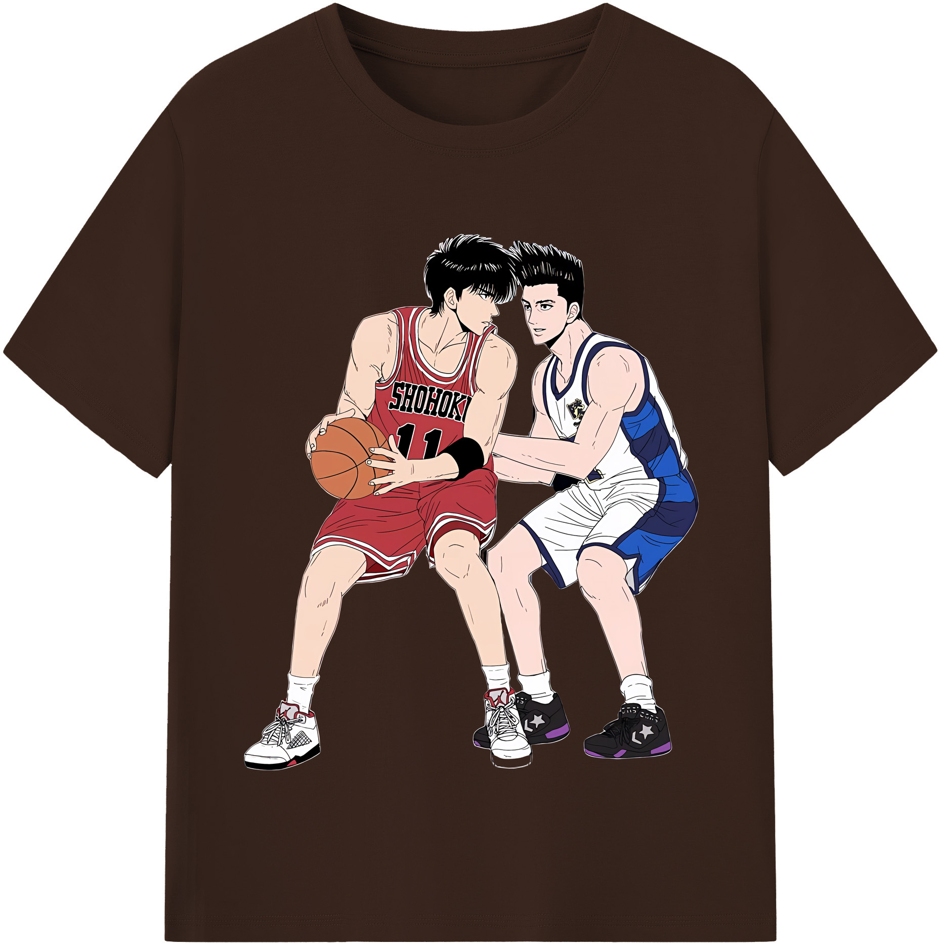 （画像用） SLAM DUNK／スラムダンク 綿100％半袖Tシャツ（フロントプリント）