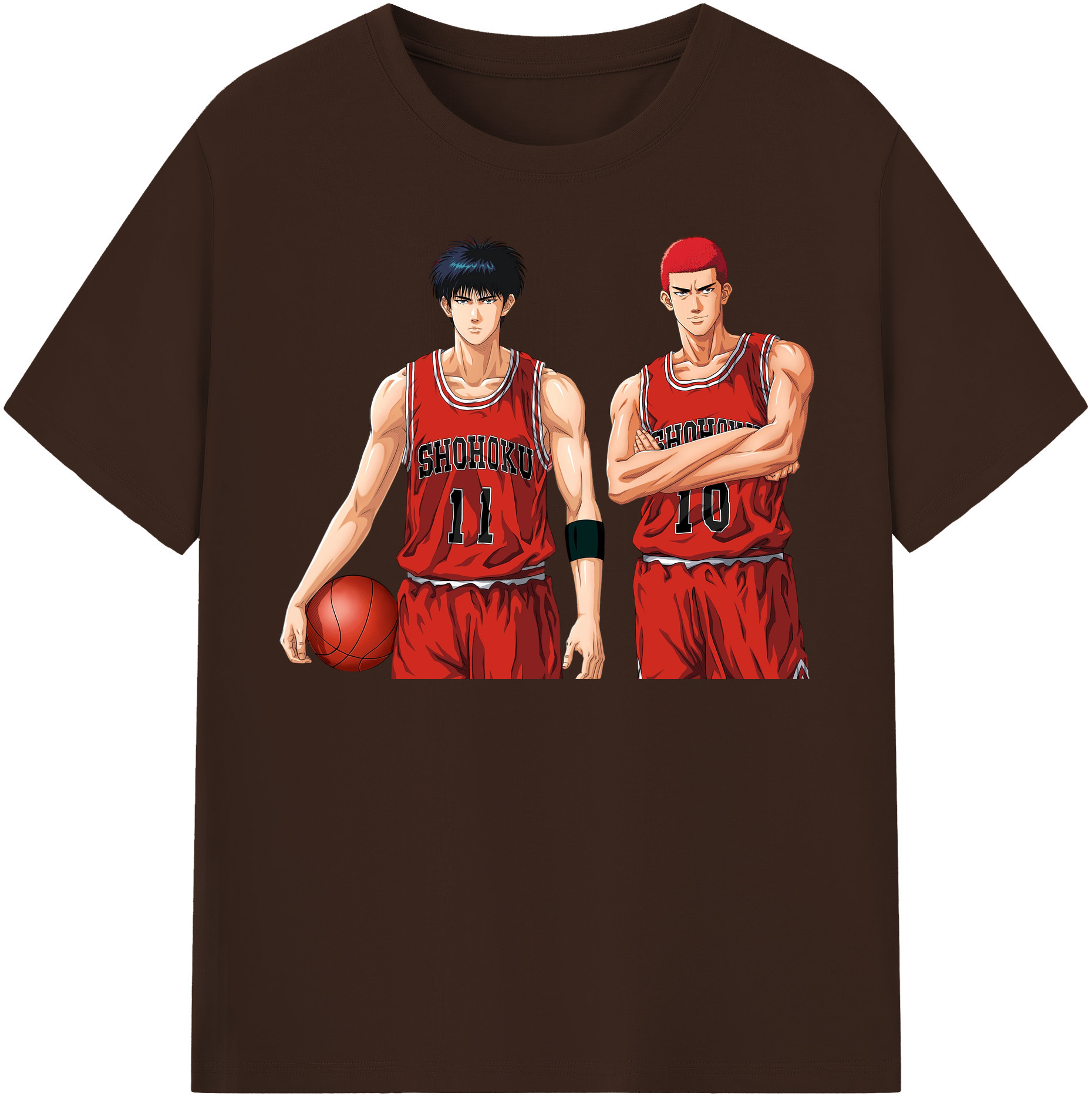 （画像用） SLAM DUNK／スラムダンク 綿100％半袖Tシャツ（フロントプリント）