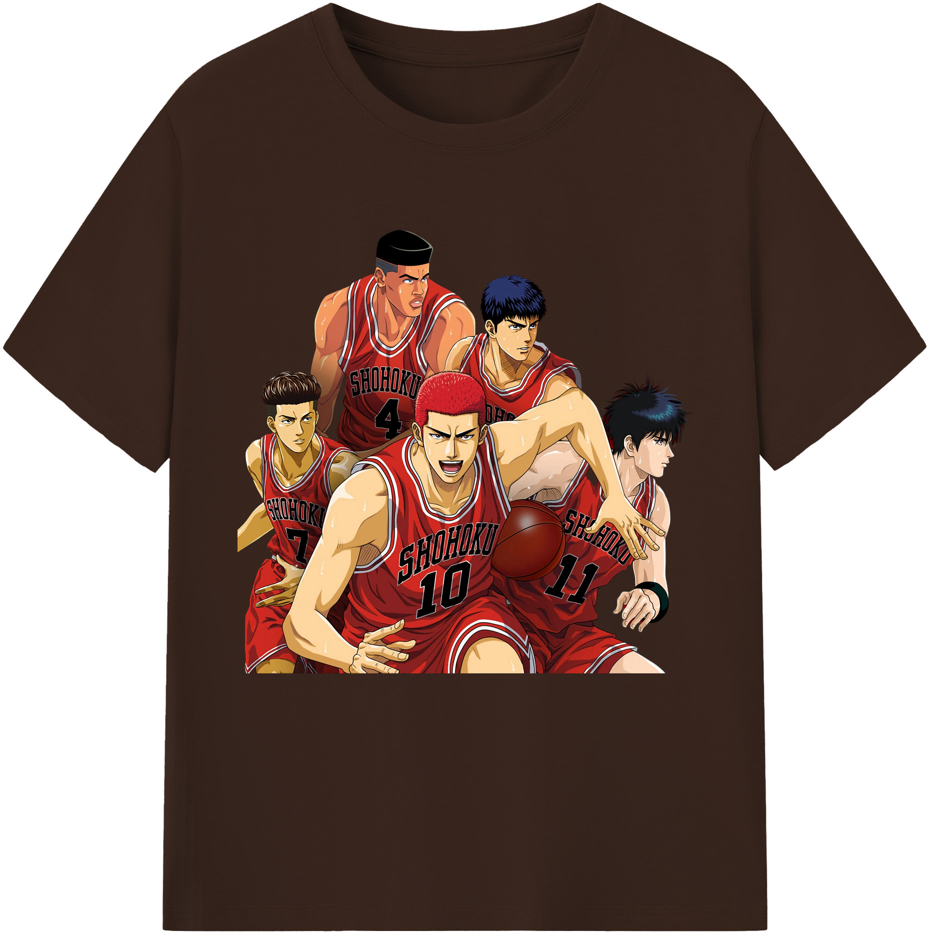 （画像用） SLAM DUNK／スラムダンク 綿100％半袖Tシャツ（フロントプリント）