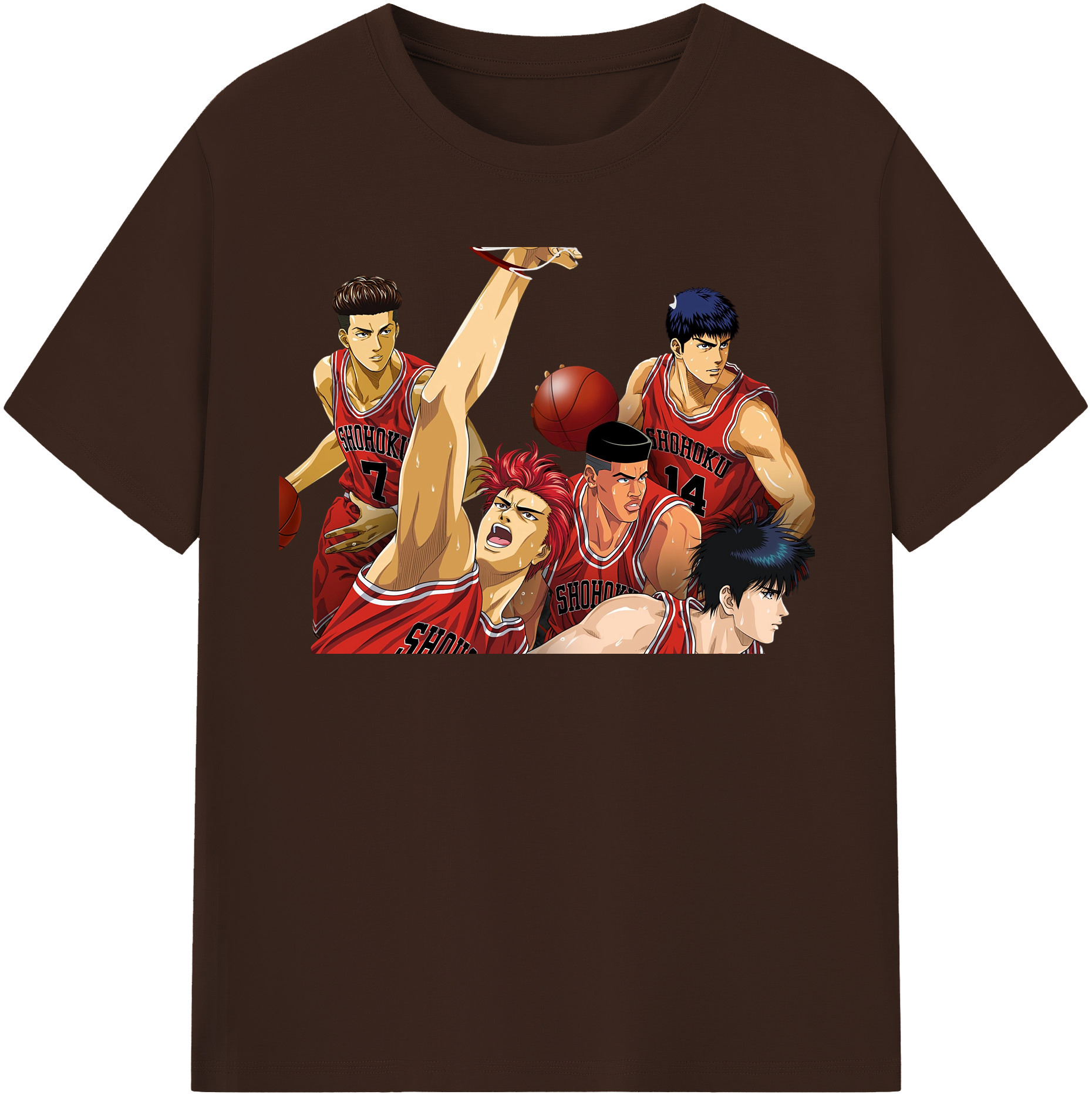 （画像用） SLAM DUNK／スラムダンク 綿100％半袖Tシャツ（フロントプリント）