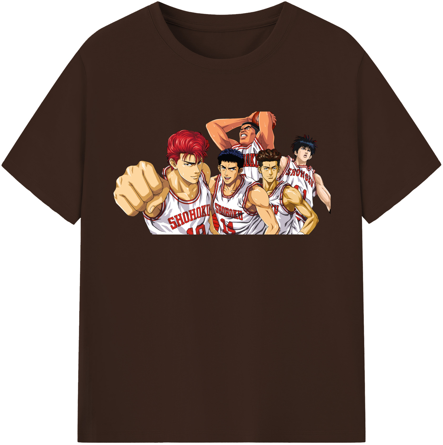 （画像用） SLAM DUNK／スラムダンク 綿100％半袖Tシャツ（フロントプリント）