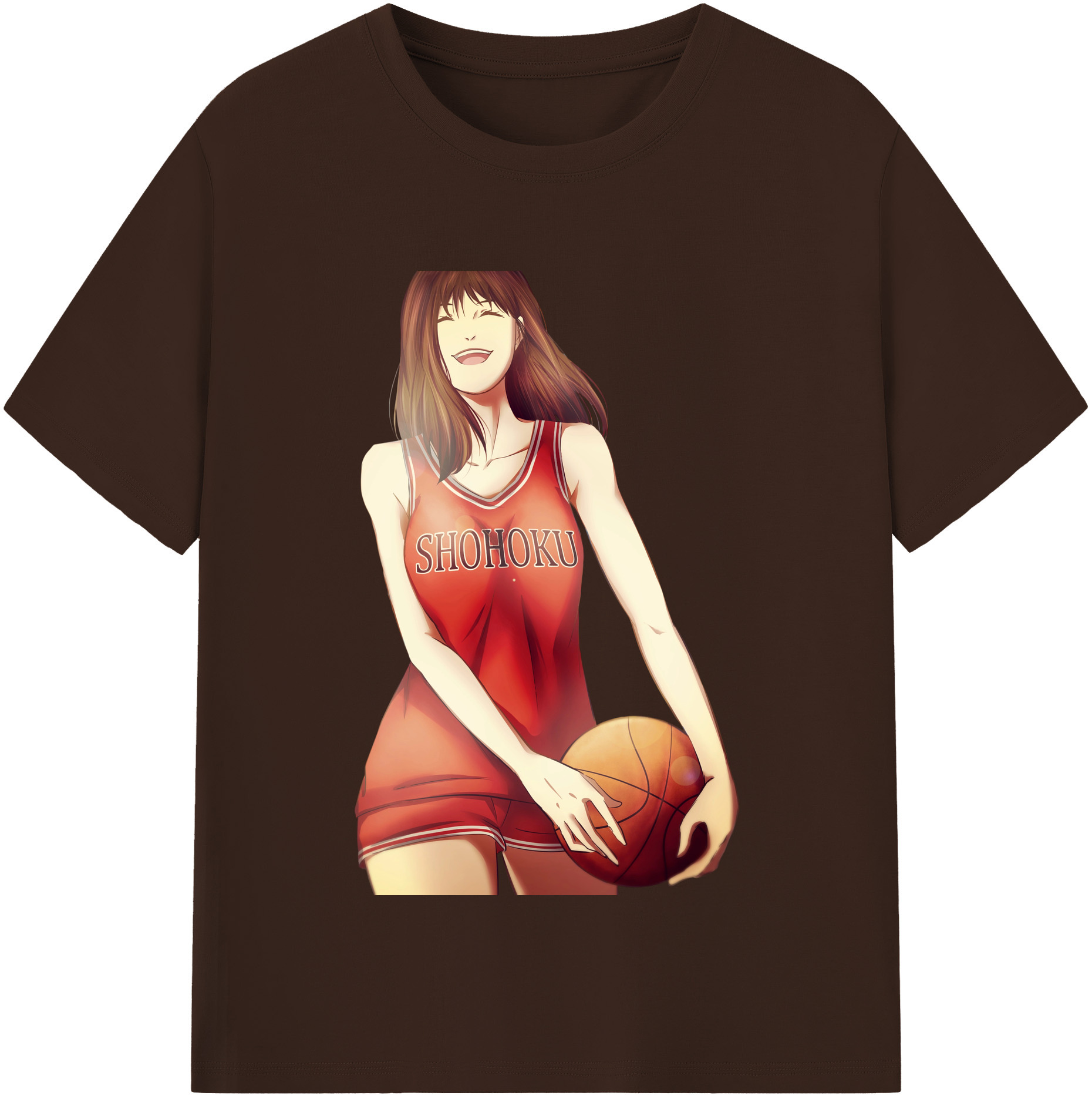 SLAM DUNK／スラムダンク 綿100％半袖Tシャツ（フロントプリント）