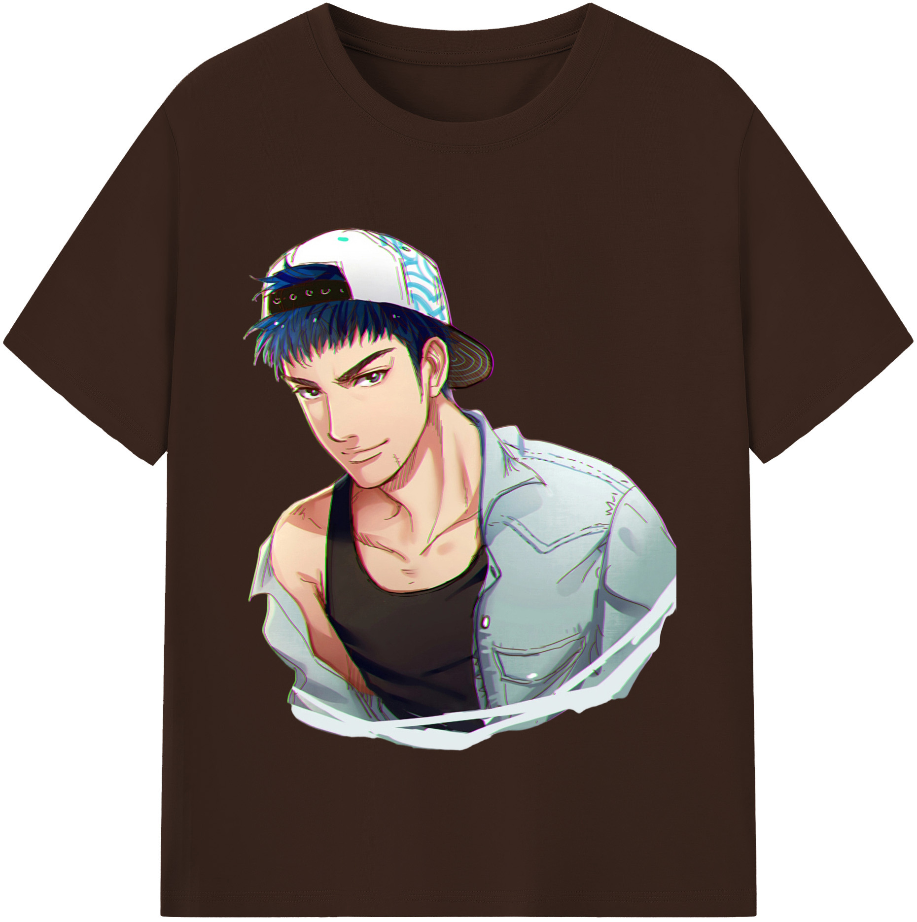 SLAM DUNK／スラムダンク 綿100％半袖Tシャツ（フロントプリント）