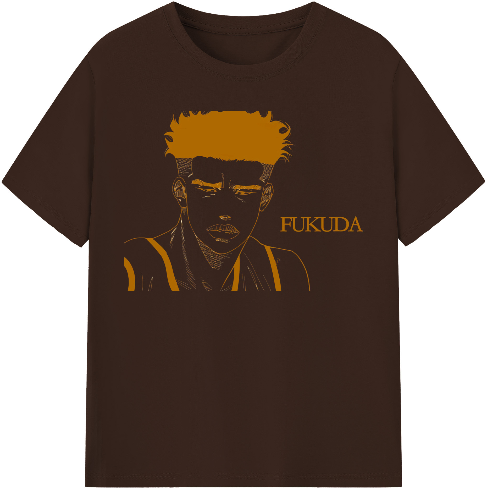 SLAM DUNK／スラムダンク 綿100％半袖Tシャツ（フロントプリント）