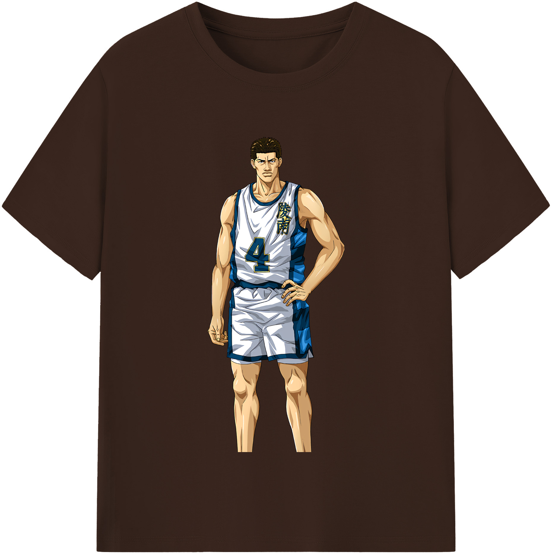SLAM DUNK／スラムダンク 綿100％半袖Tシャツ（フロントプリント）