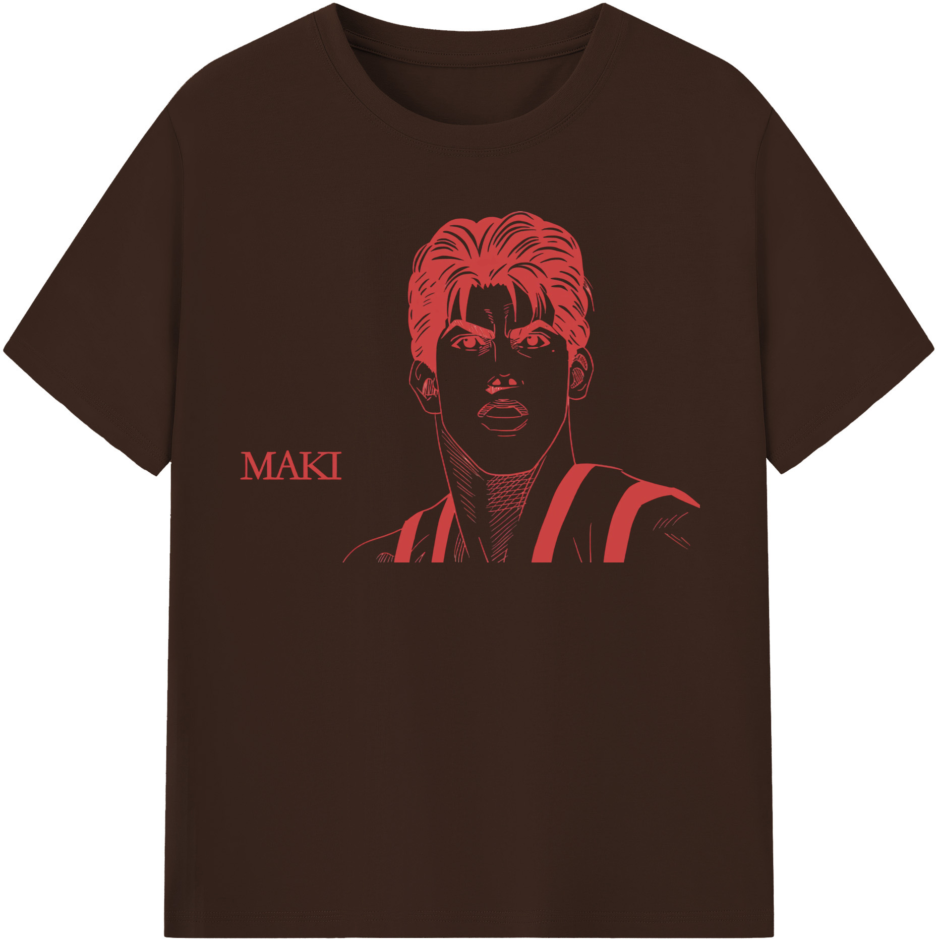 SLAM DUNK／スラムダンク 綿100％半袖Tシャツ（フロントプリント）