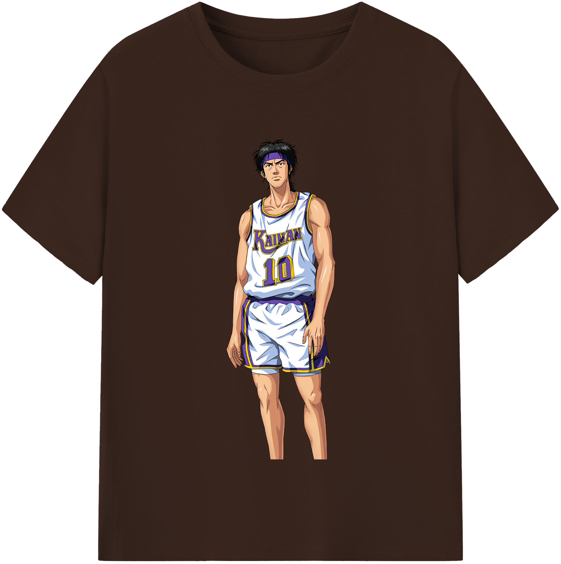 SLAM DUNK／スラムダンク 綿100％半袖Tシャツ（フロントプリント）