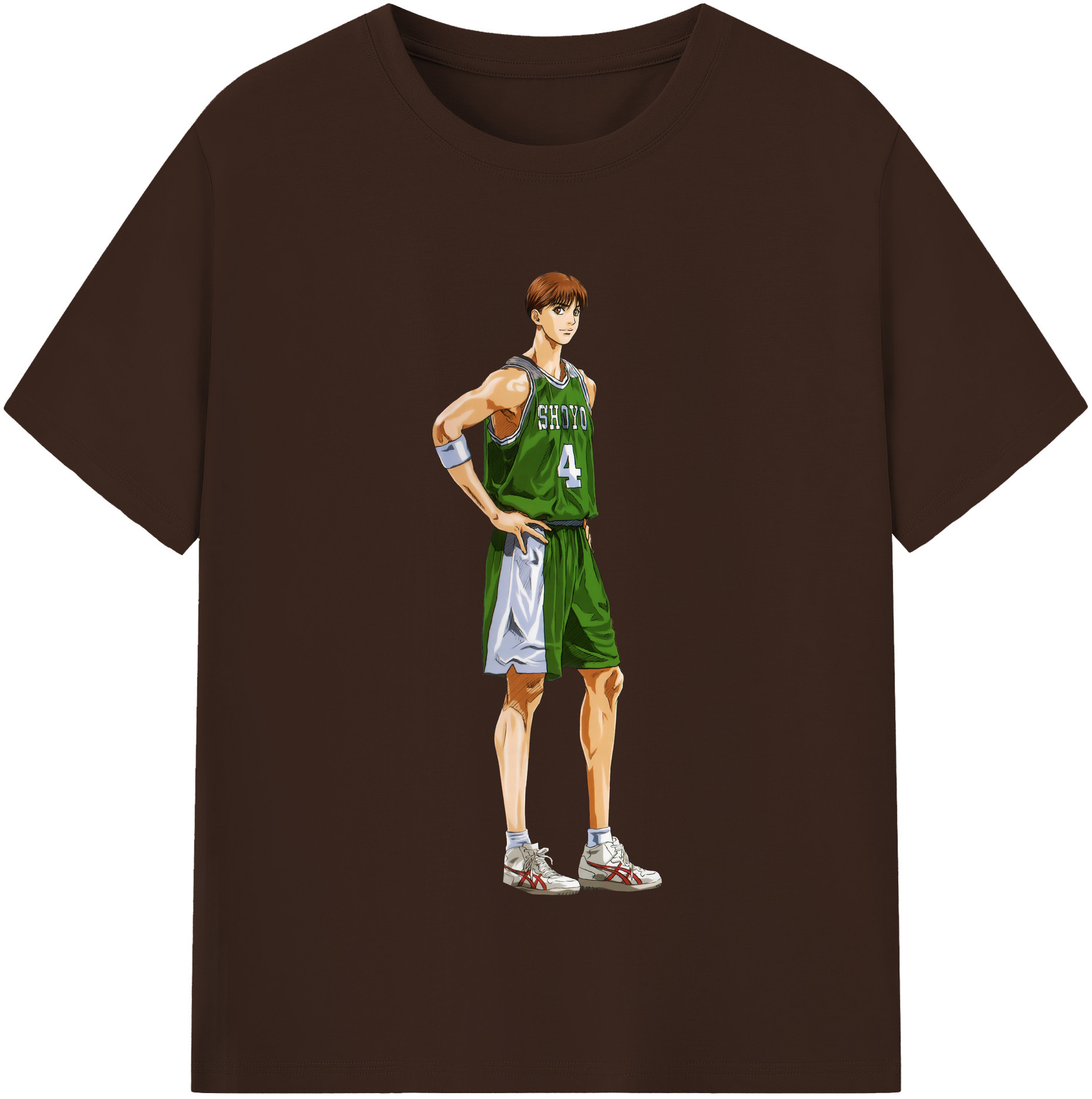 SLAM DUNK／スラムダンク 綿100％半袖Tシャツ（フロントプリント）