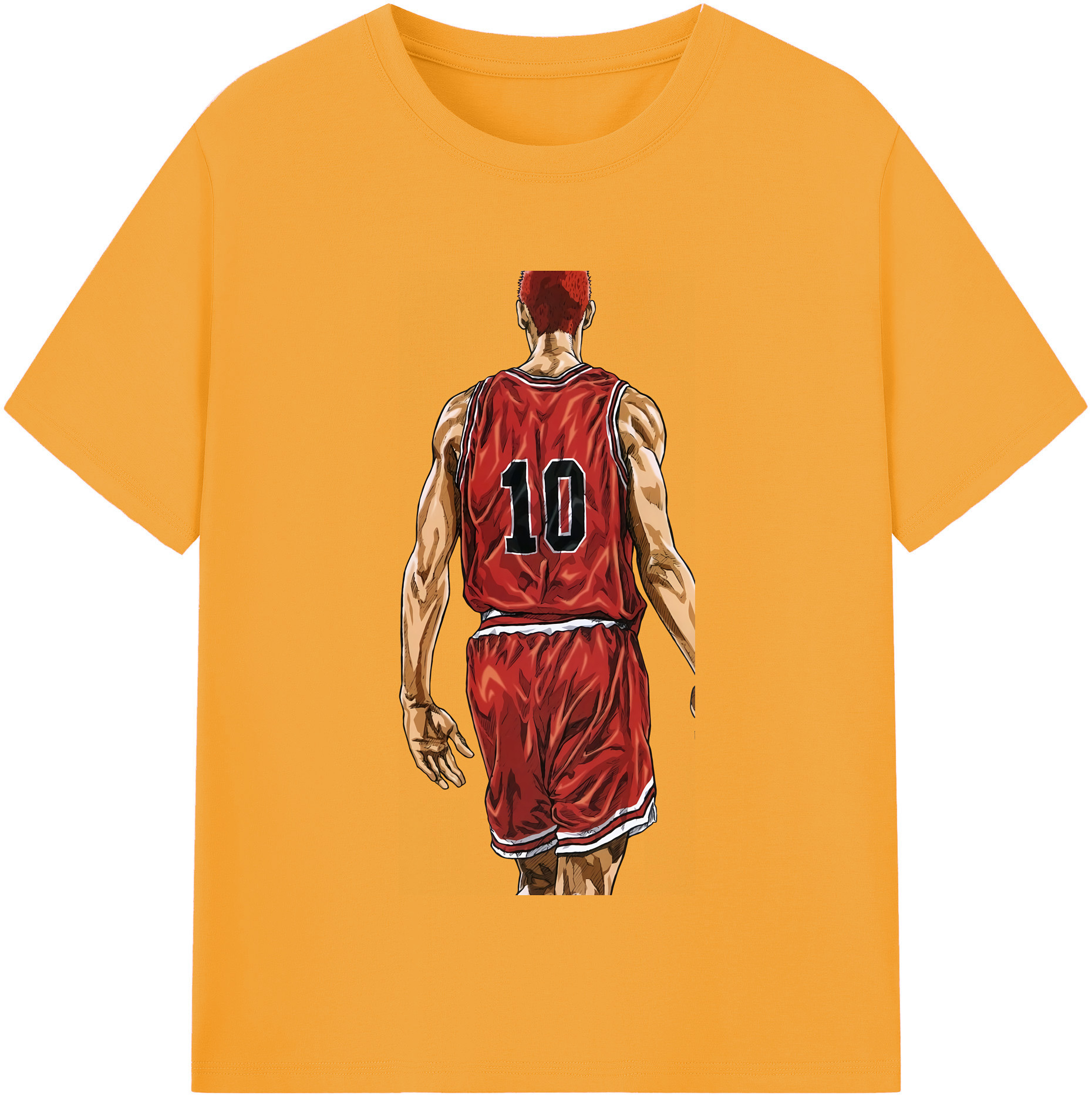 SLAM DUNK／スラムダンク 綿100％半袖Tシャツ（フロントプリント）