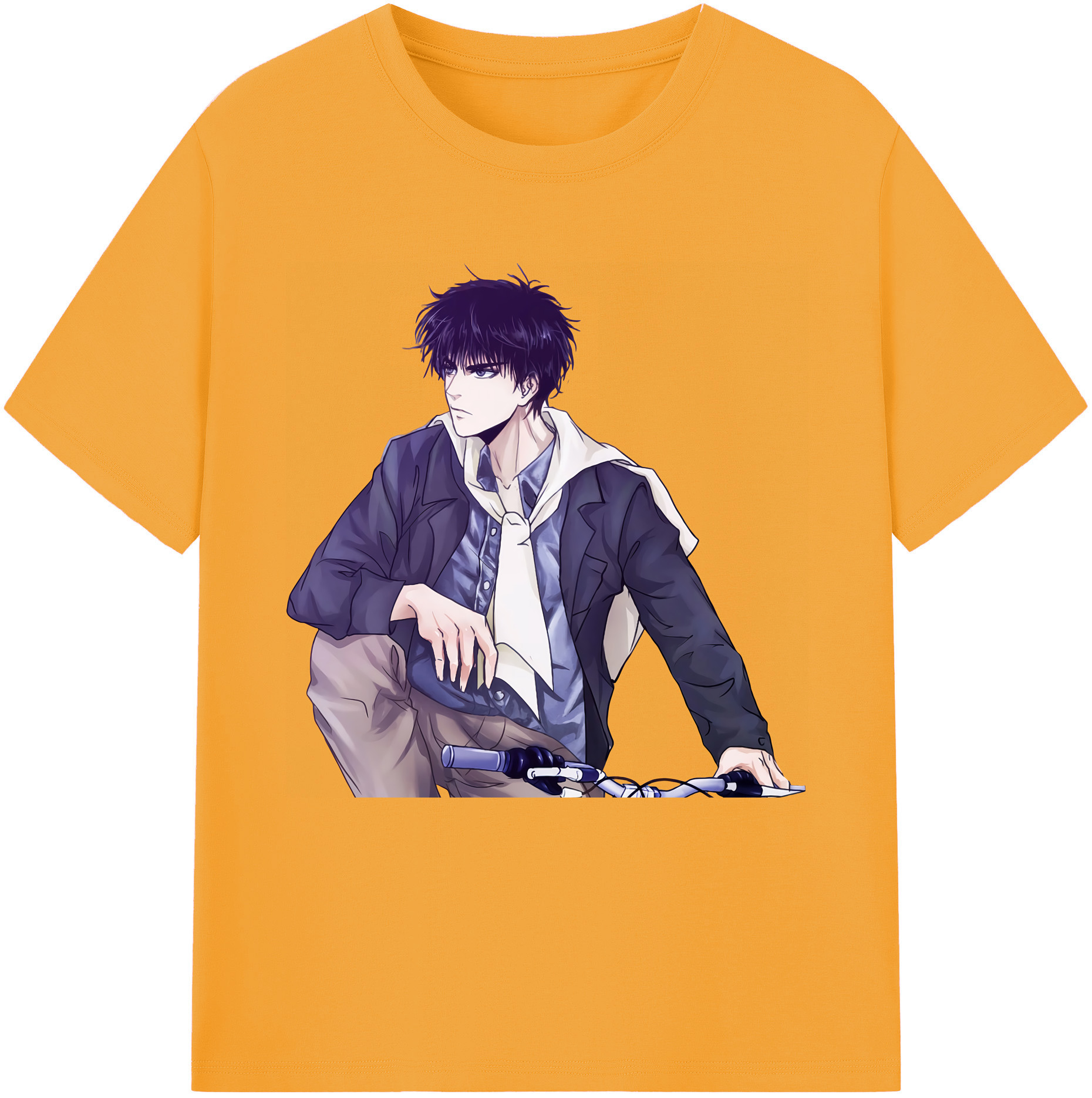 SLAM DUNK／スラムダンク 綿100％半袖Tシャツ（フロントプリント）