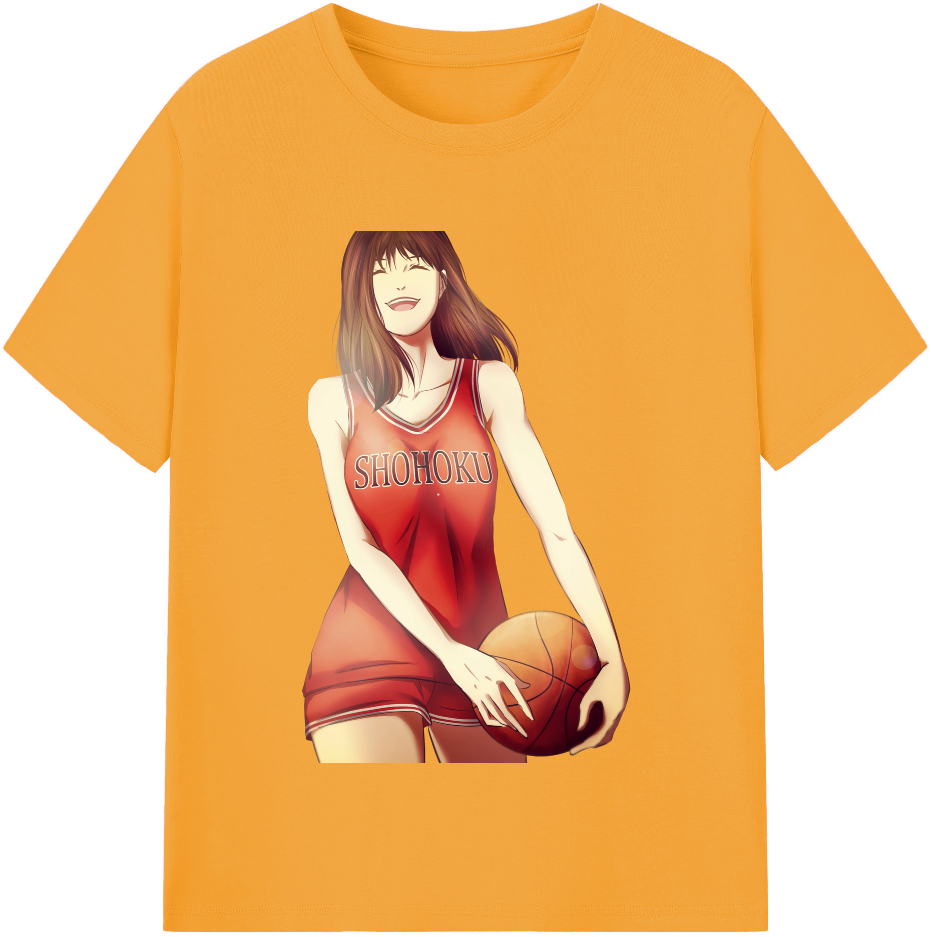 SLAM DUNK／スラムダンク 綿100％半袖Tシャツ（フロントプリント）