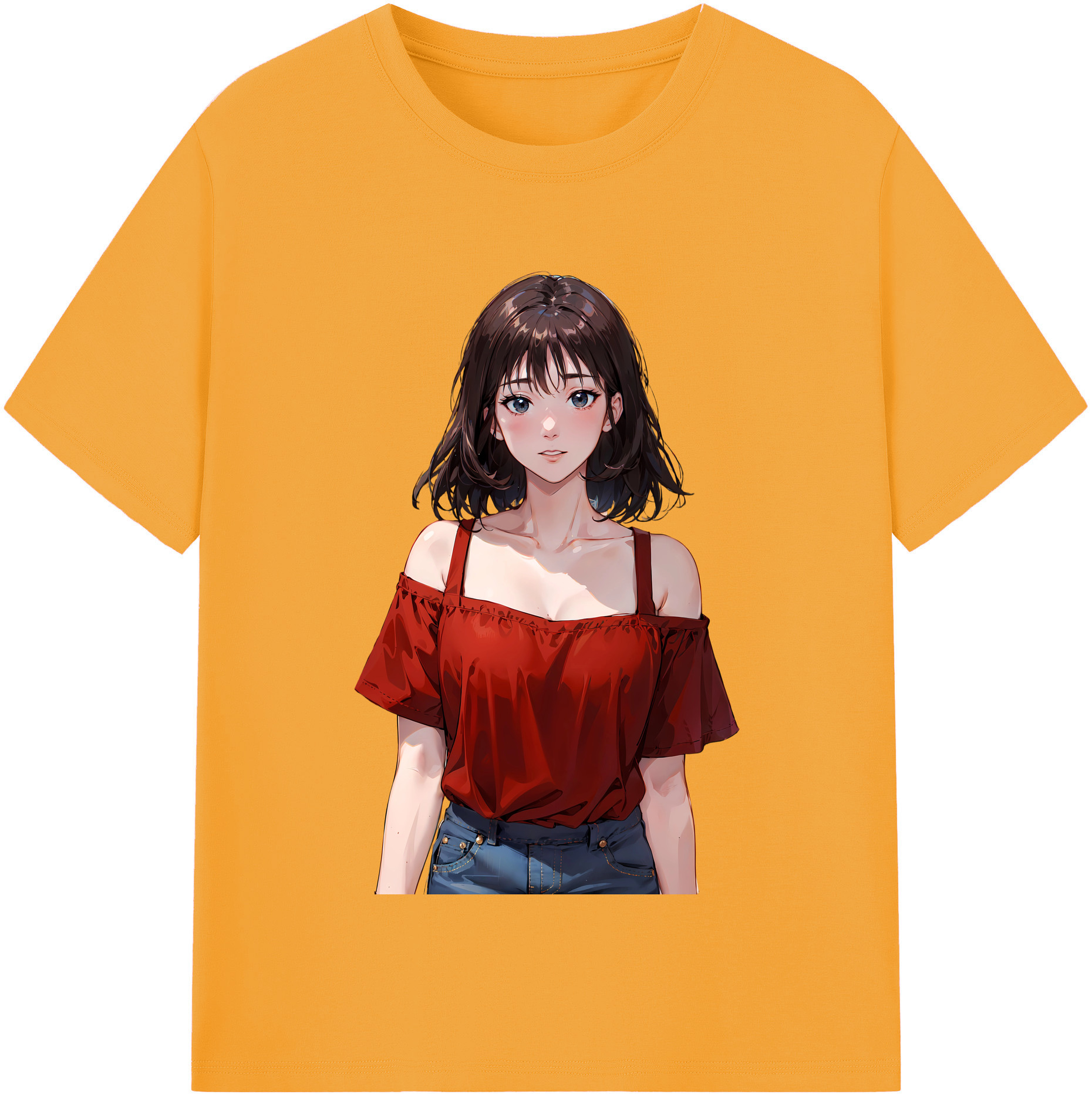 SLAM DUNK／スラムダンク 綿100％半袖Tシャツ（フロントプリント）