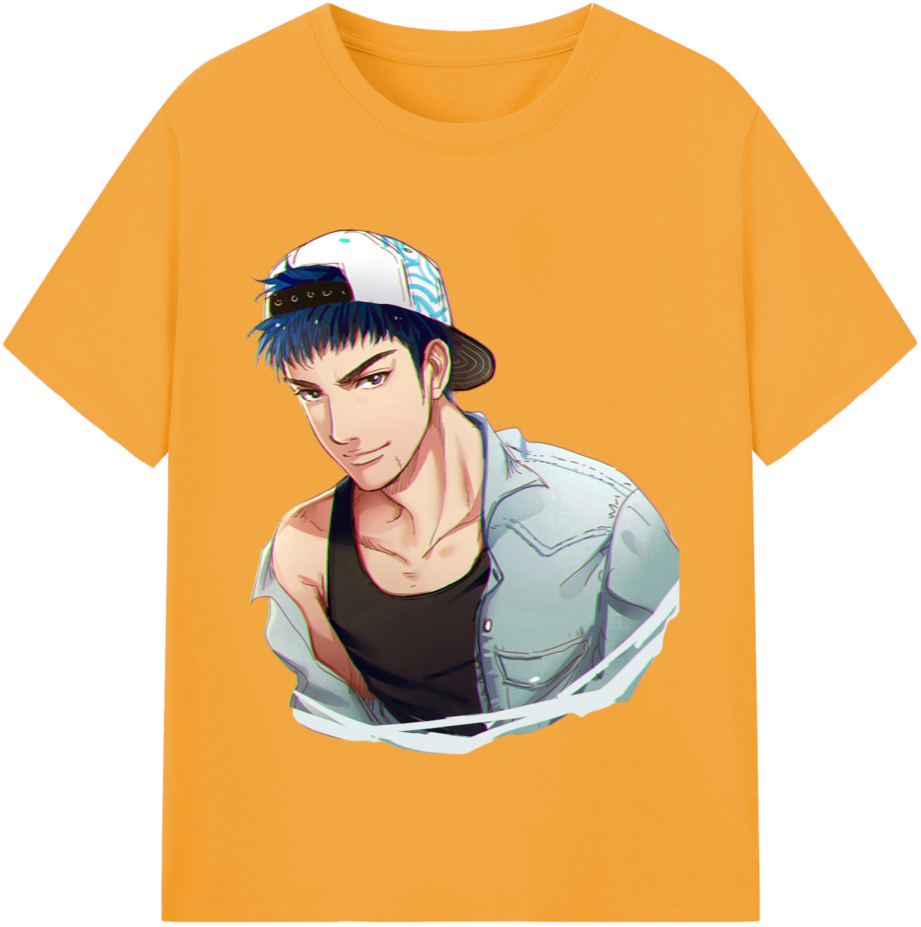 SLAM DUNK／スラムダンク 綿100％半袖Tシャツ（フロントプリント）