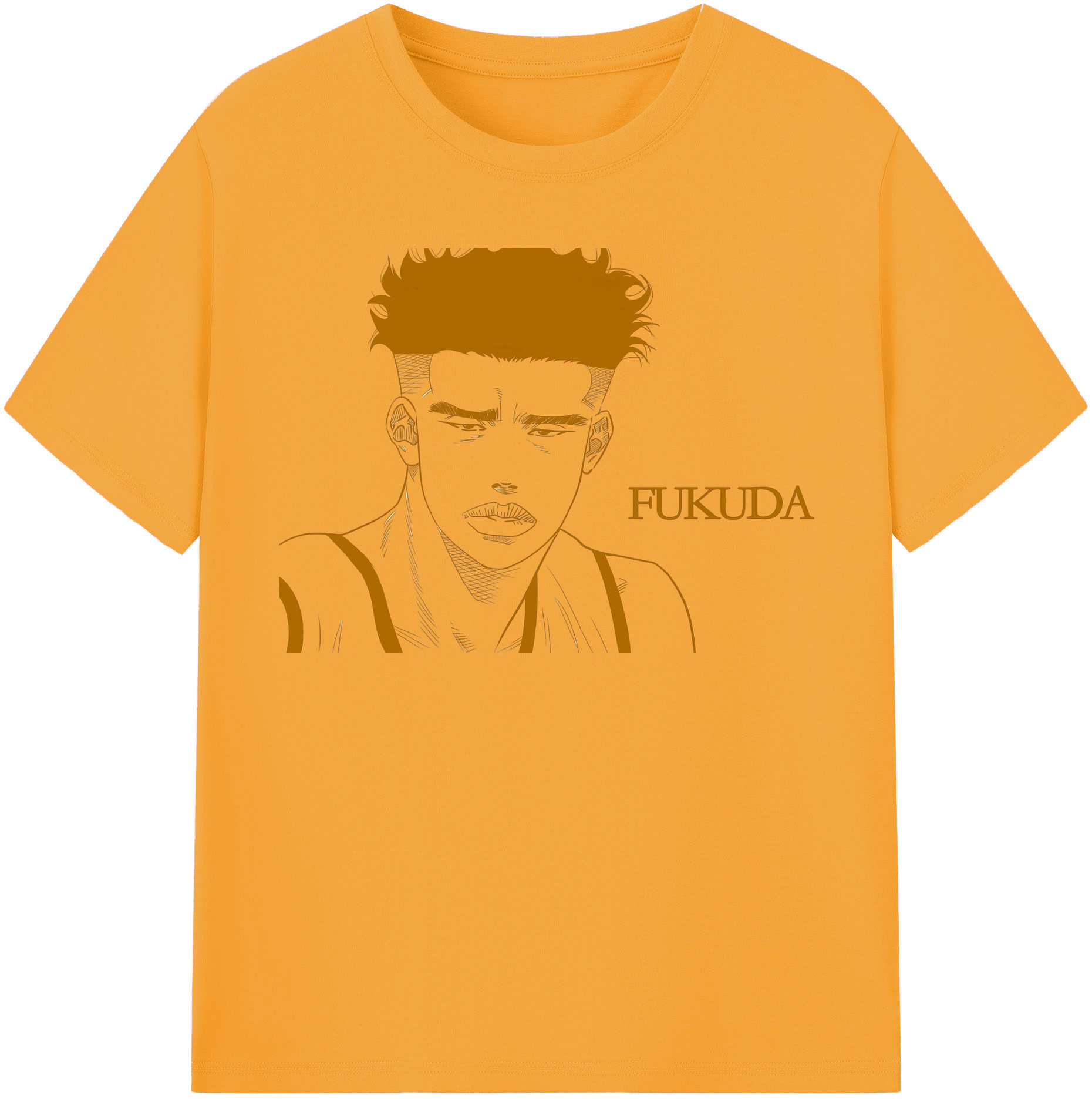 SLAM DUNK／スラムダンク 綿100％半袖Tシャツ（フロントプリント）